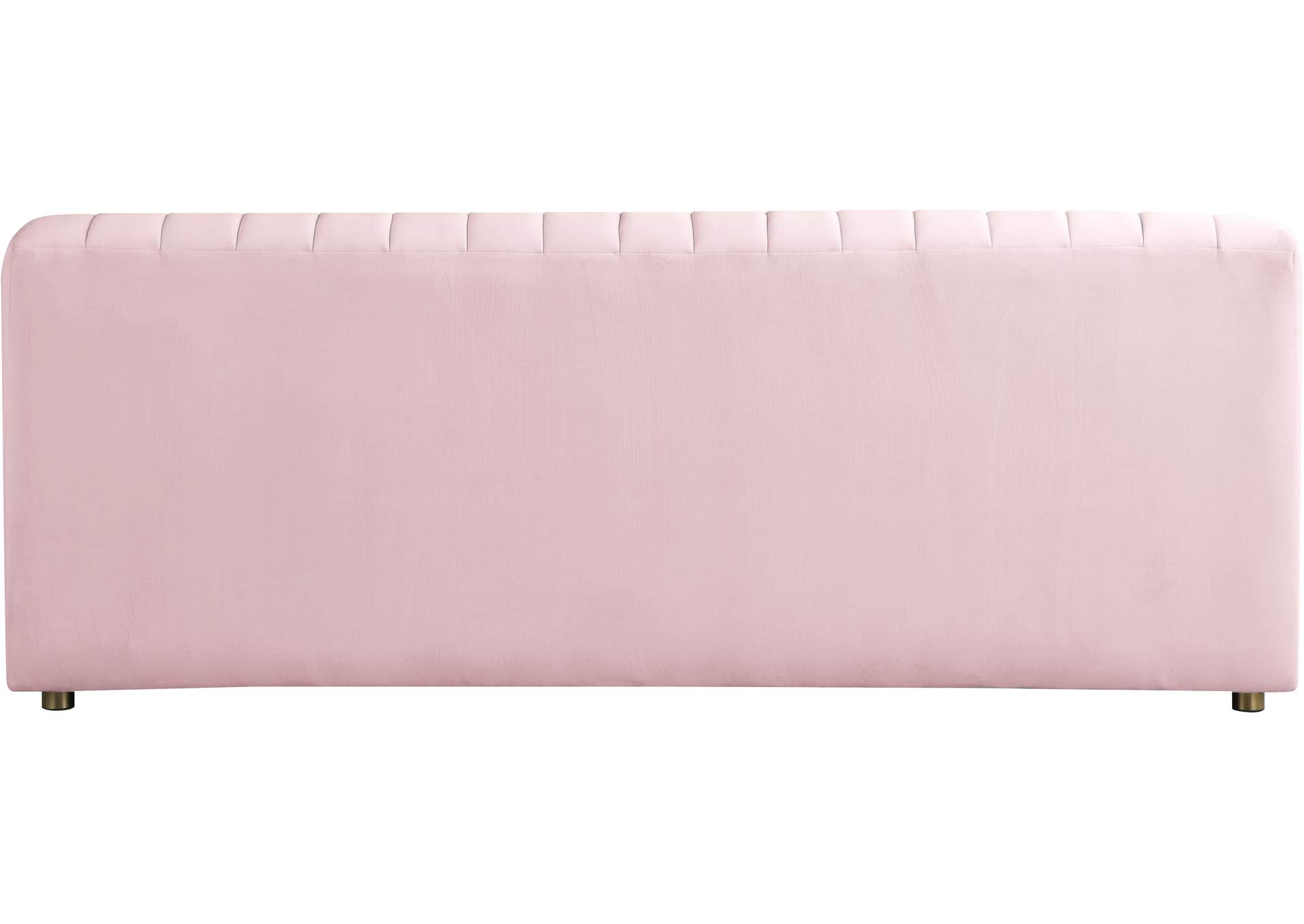 Naya Pink Velvet Loveseat,Meridian Furniture