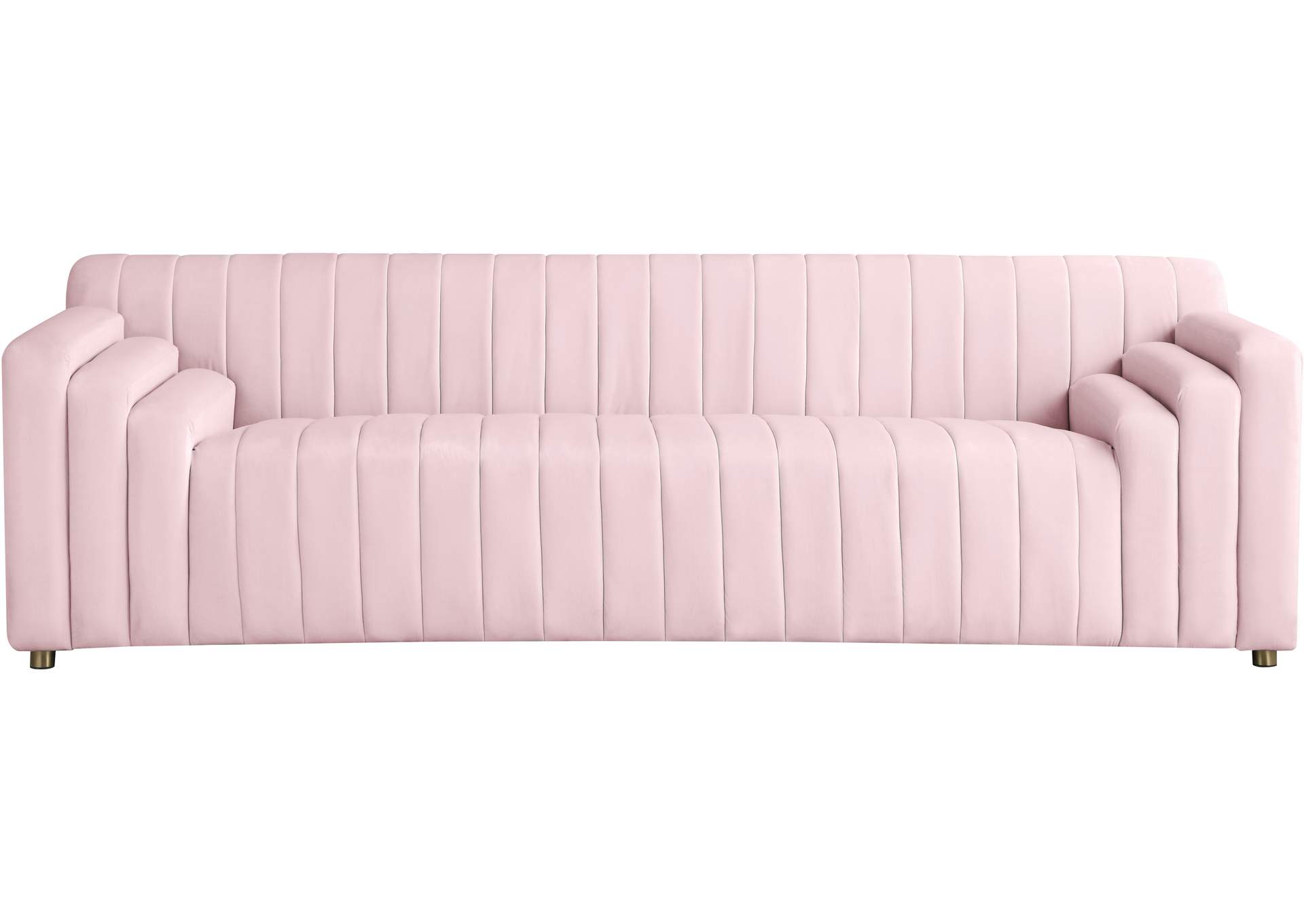 Naya Pink Velvet Sofa,Meridian Furniture