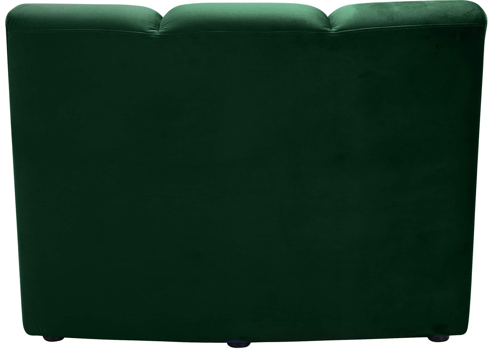 Infinity Green Velvet Modular Chair,Meridian Furniture