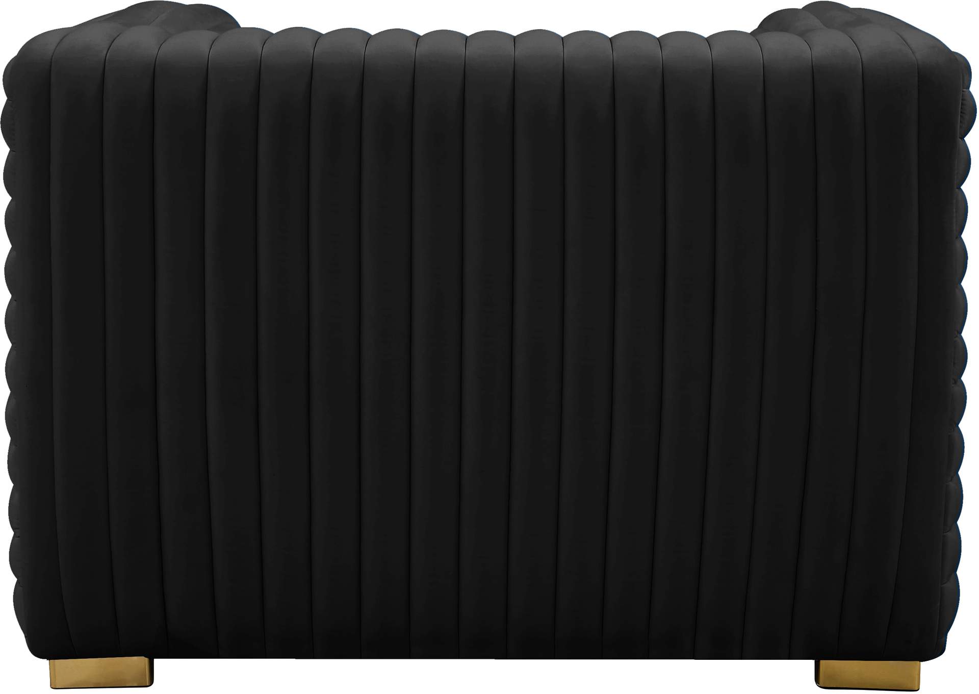 Ravish Black Velvet Chair,Meridian Furniture