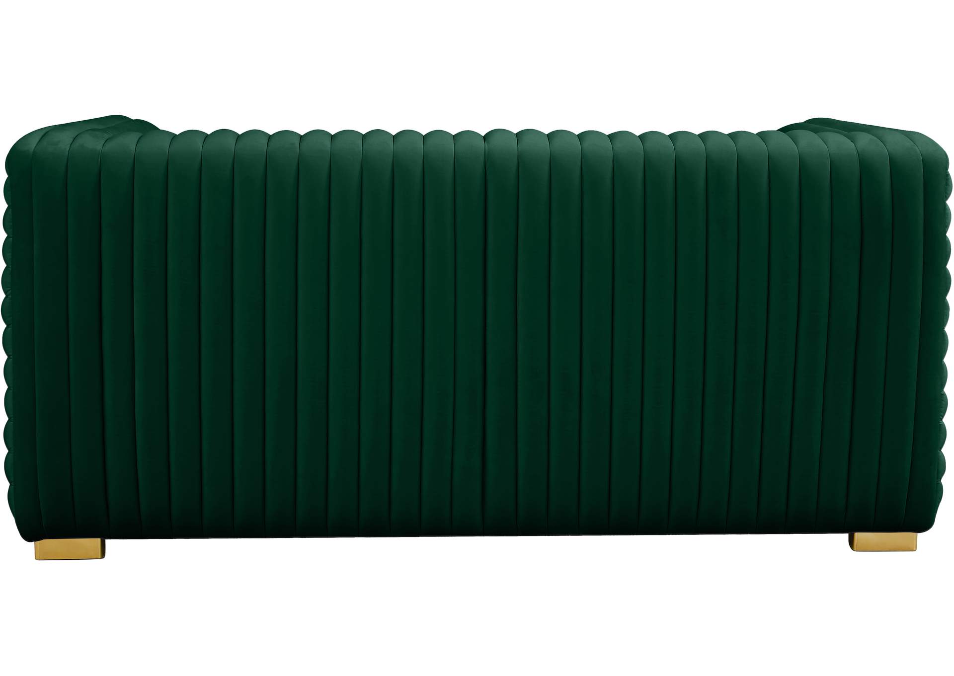 Ravish Green Velvet Loveseat,Meridian Furniture