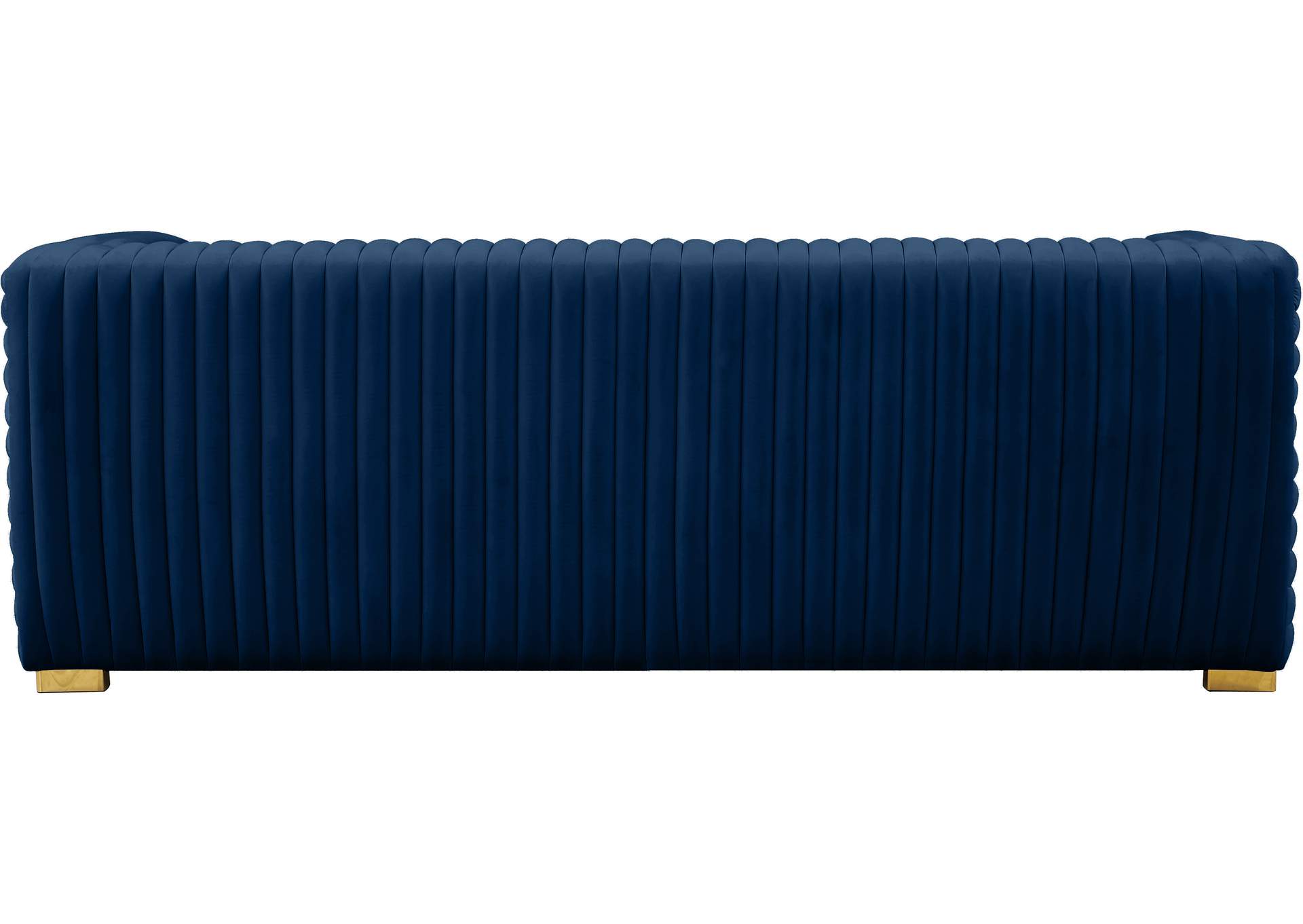 Ravish Navy Velvet Sofa,Meridian Furniture