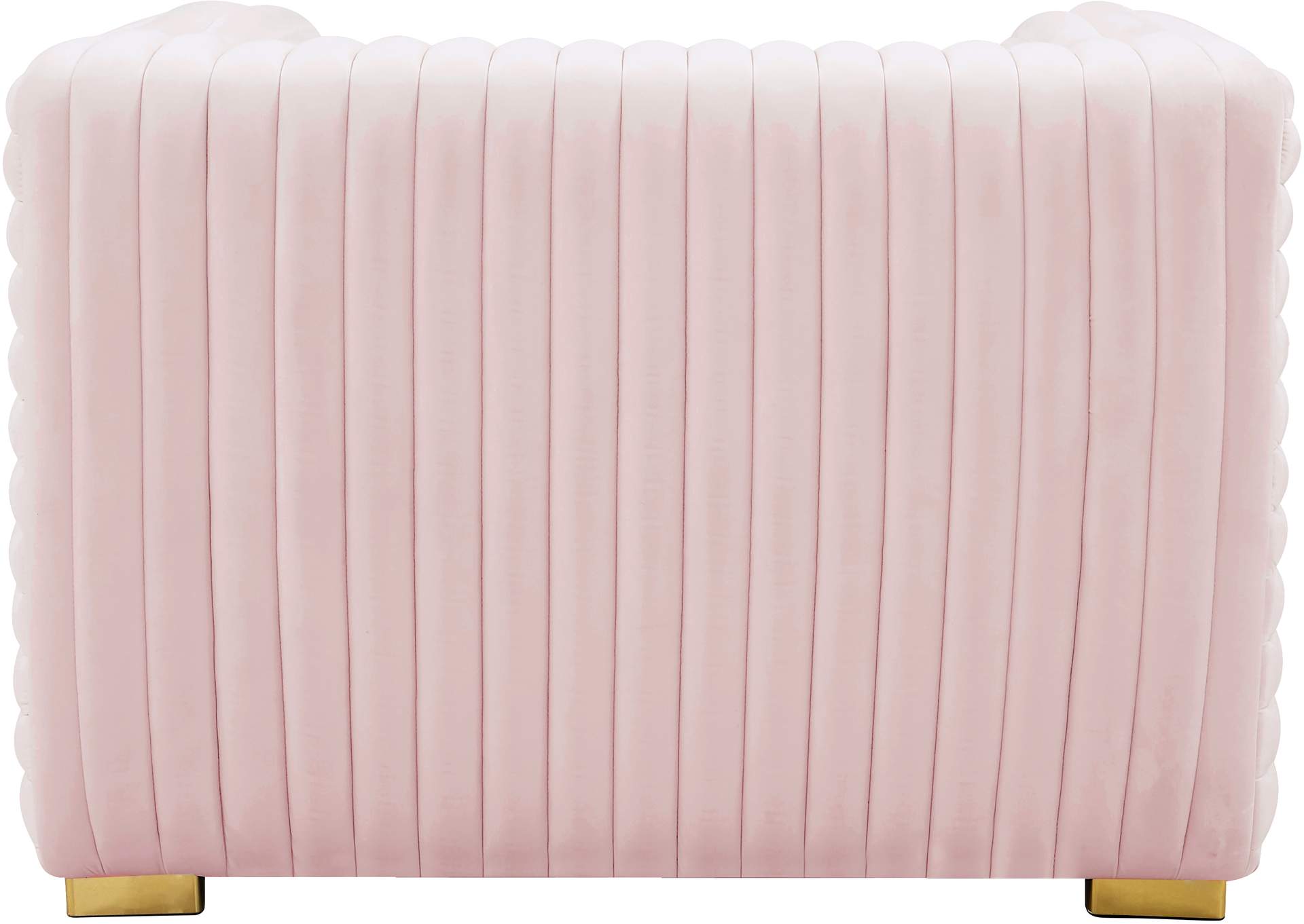 Ravish Pink Velvet Chair,Meridian Furniture