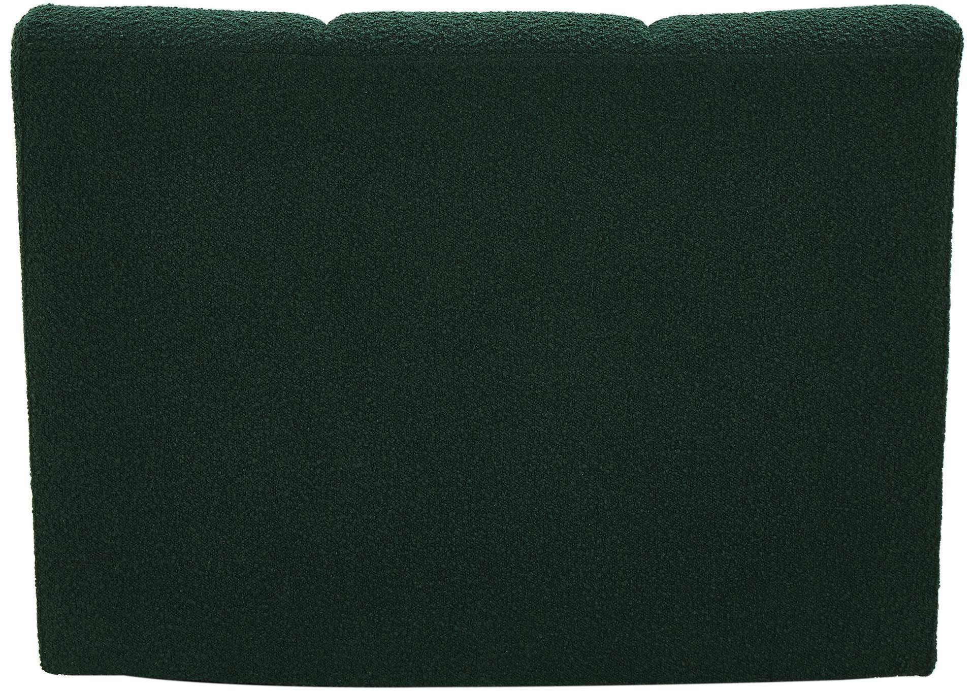 Infinity Green Boucle Fabric Modular Chair,Meridian Furniture