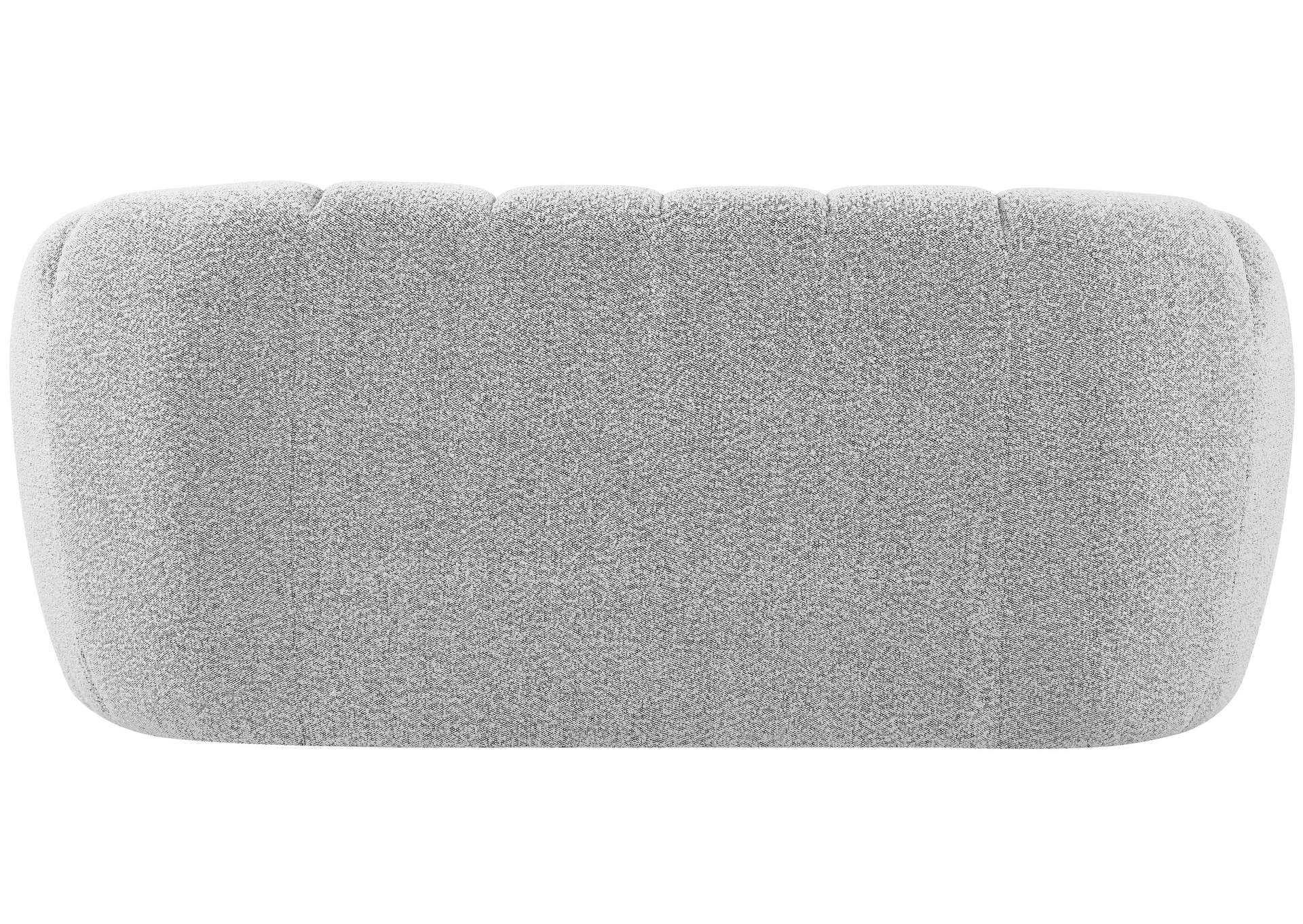 Elijah Grey Boucle Fabric Loveseat,Meridian Furniture