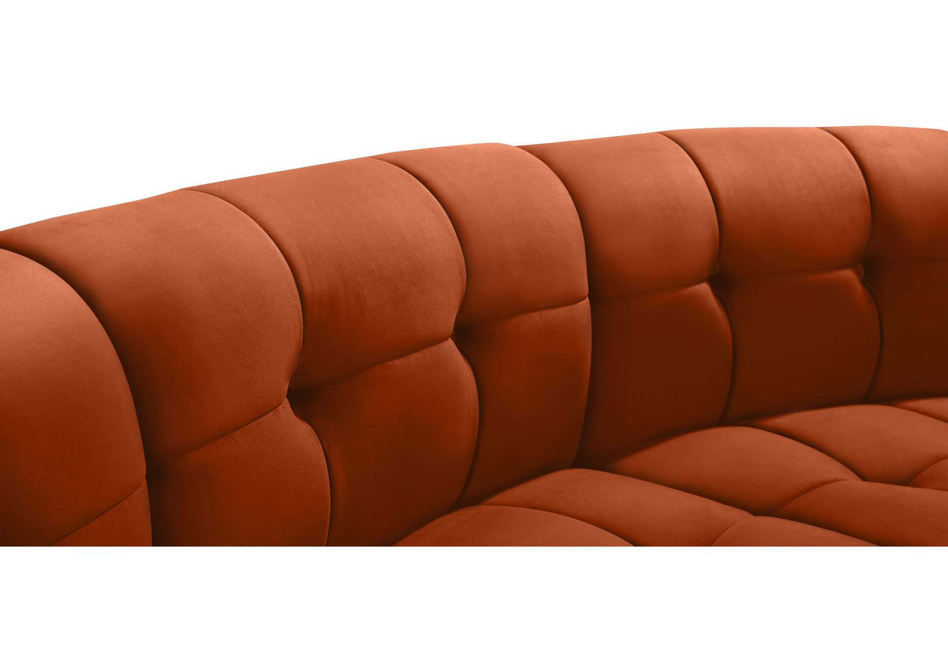 Limitless Cognac Velvet 15 Piece Modular Sectional,Meridian Furniture