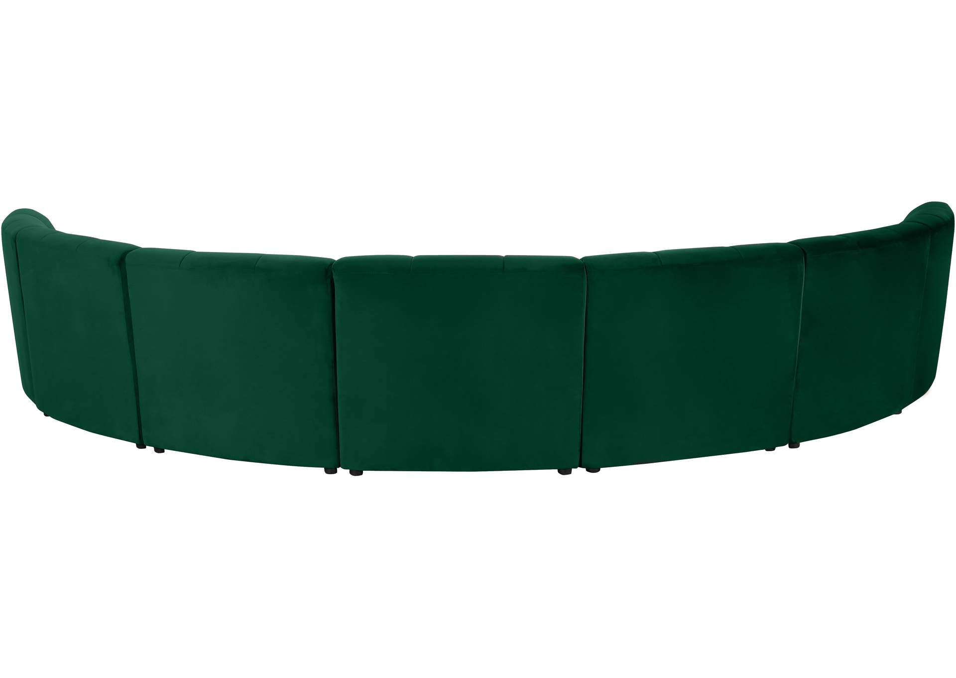 Limitless Green Velvet 7 Piece Modular Sectional,Meridian Furniture