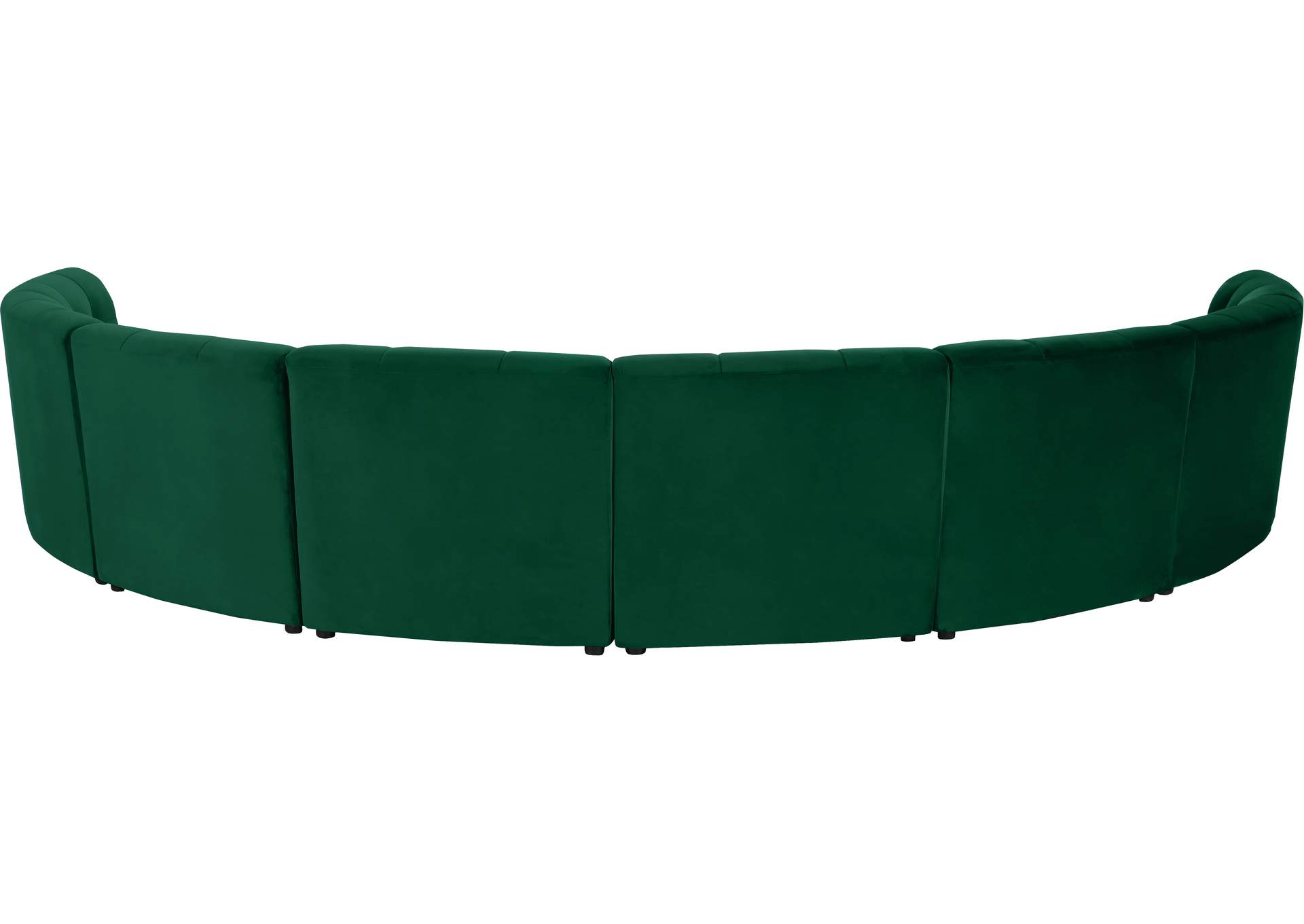 Limitless Green Velvet 8 Piece Modular Sectional,Meridian Furniture