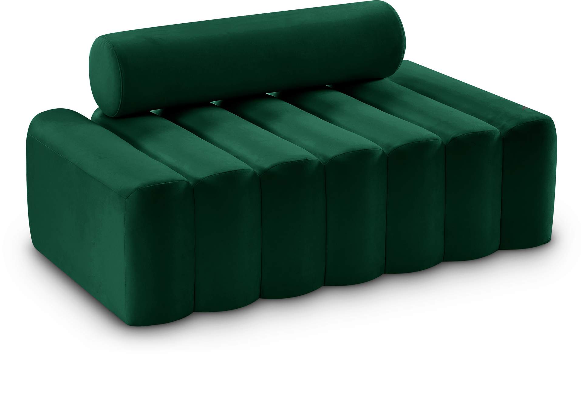 Melody Green Velvet Loveseat,Meridian Furniture