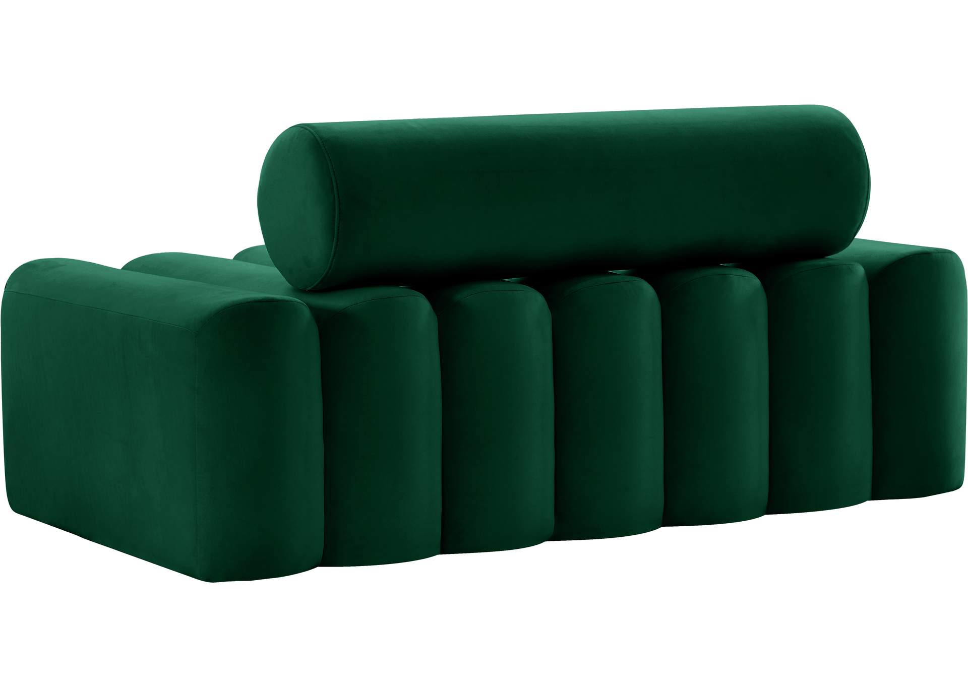 Melody Green Velvet Loveseat,Meridian Furniture