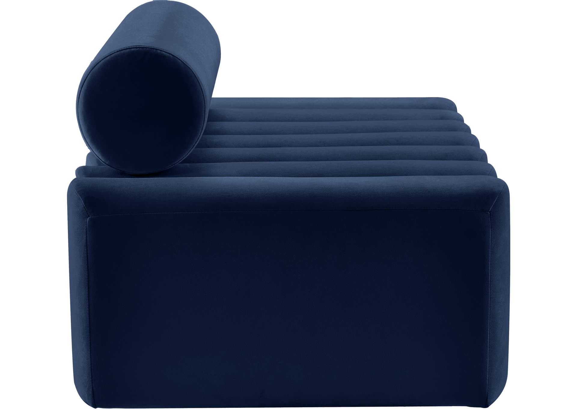 Melody Navy Velvet Loveseat,Meridian Furniture