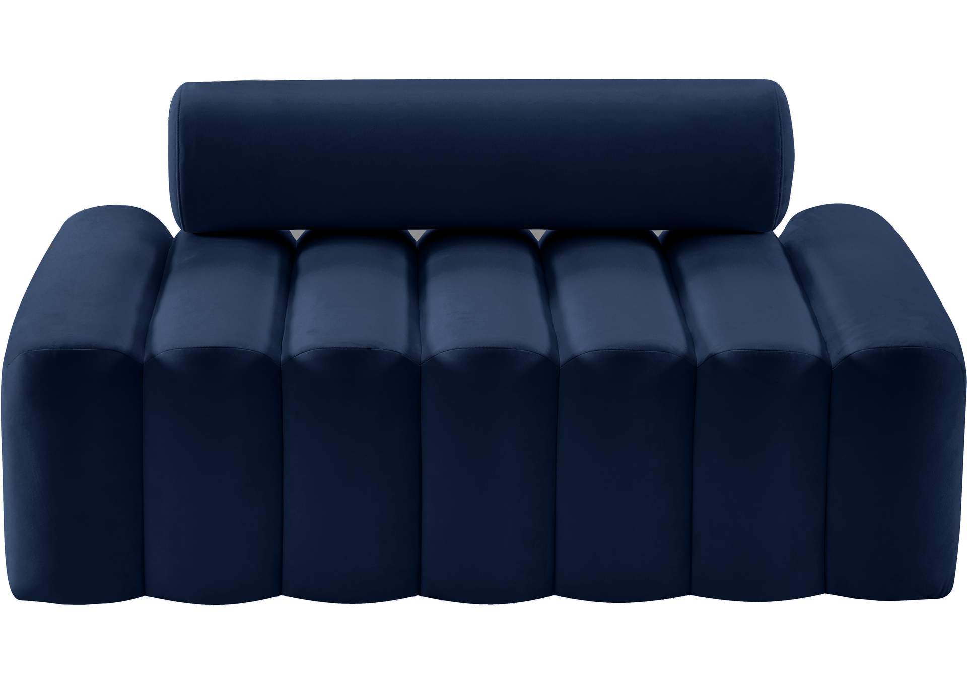 Melody Navy Velvet Loveseat,Meridian Furniture