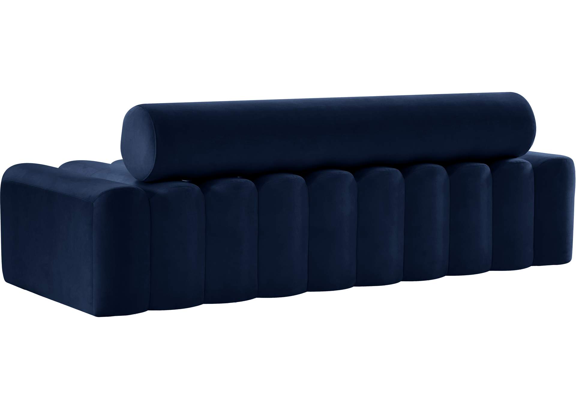 Melody Navy Velvet Sofa,Meridian Furniture