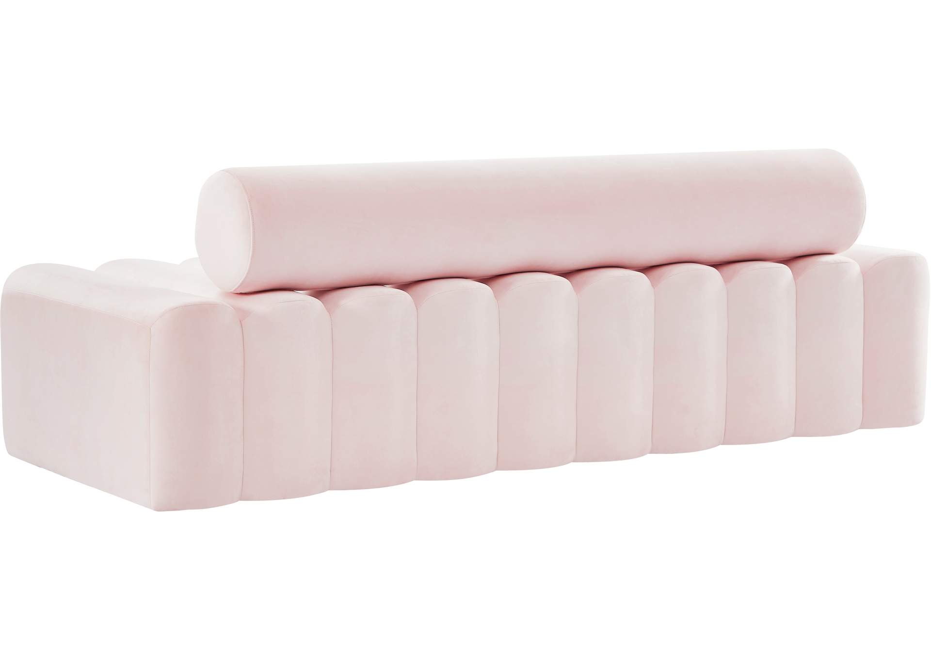 Melody Pink Velvet Sofa,Meridian Furniture