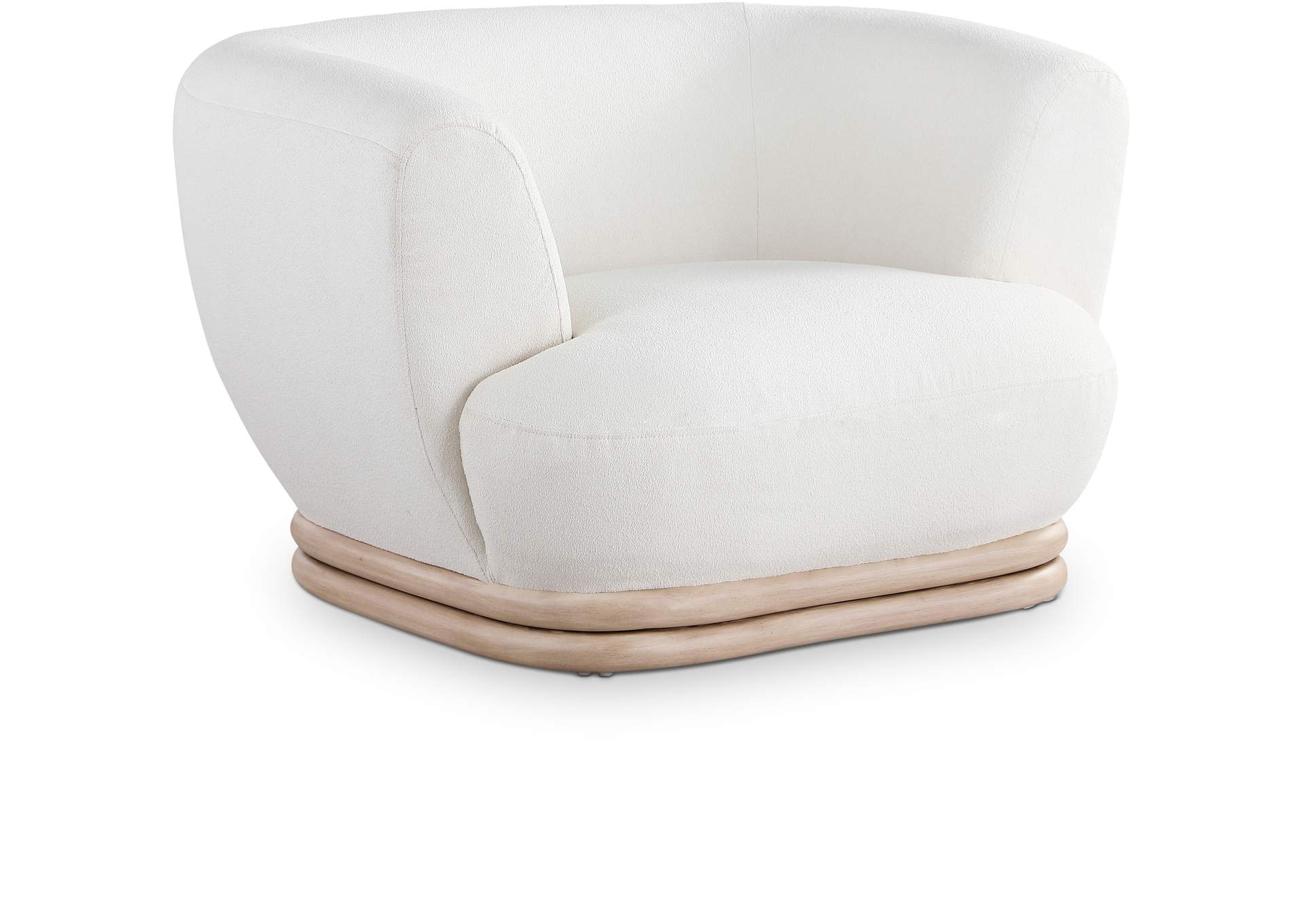 Kipton Cream Boucle Fabric Chair,Meridian Furniture