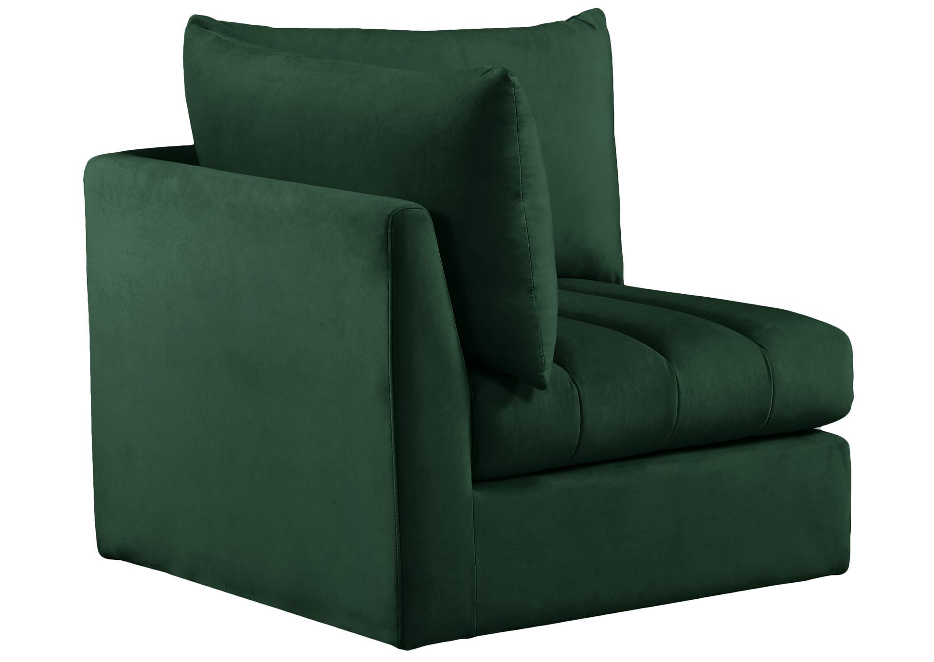 Jacob Green Velvet Corner,Meridian Furniture