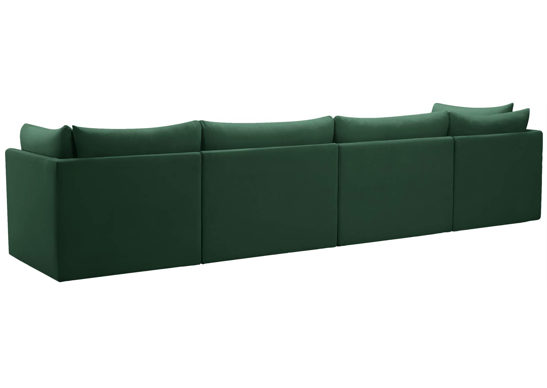 Jacob Green Velvet Modular Sofa,Meridian Furniture