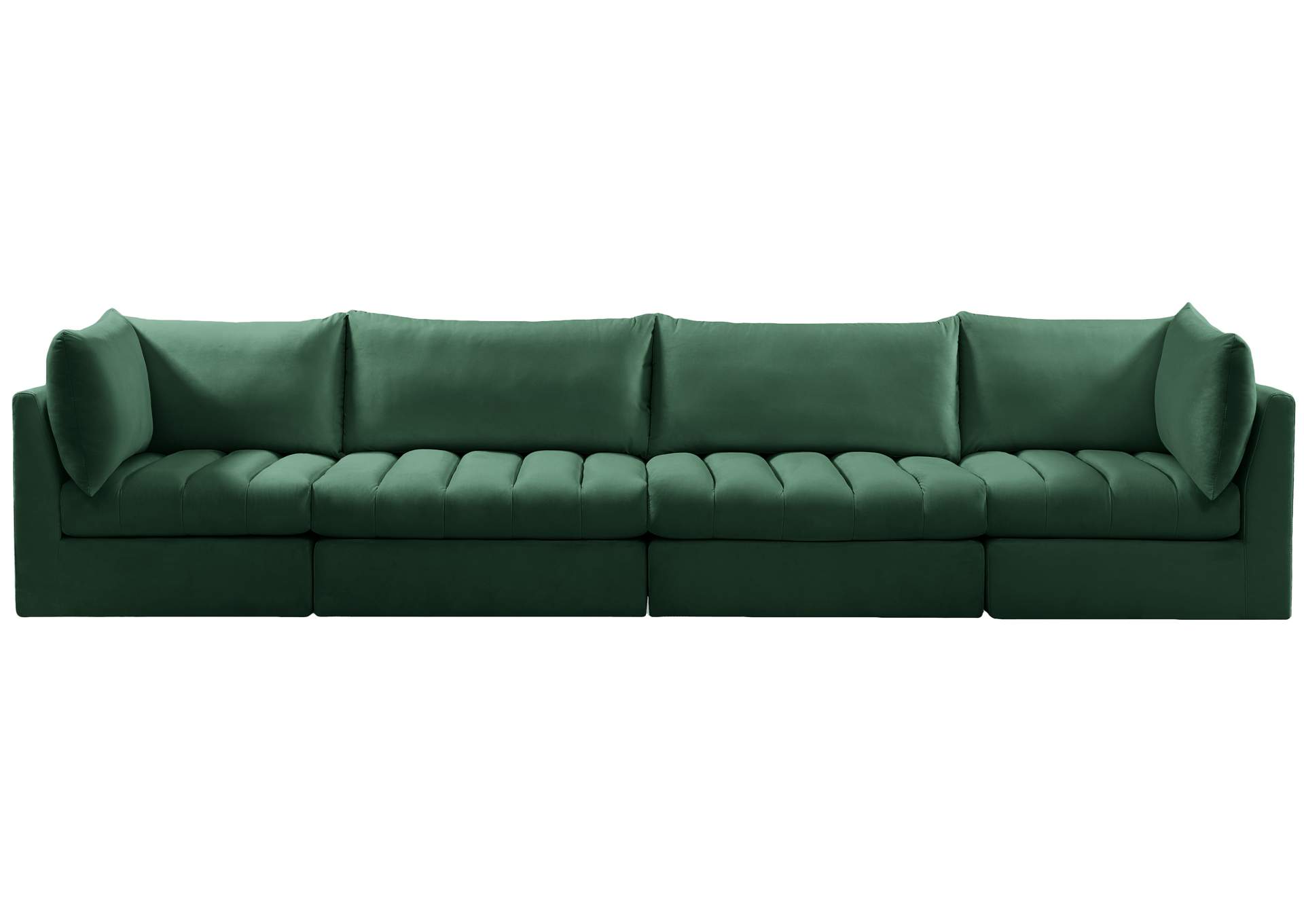 Jacob Green Velvet Modular Sofa,Meridian Furniture