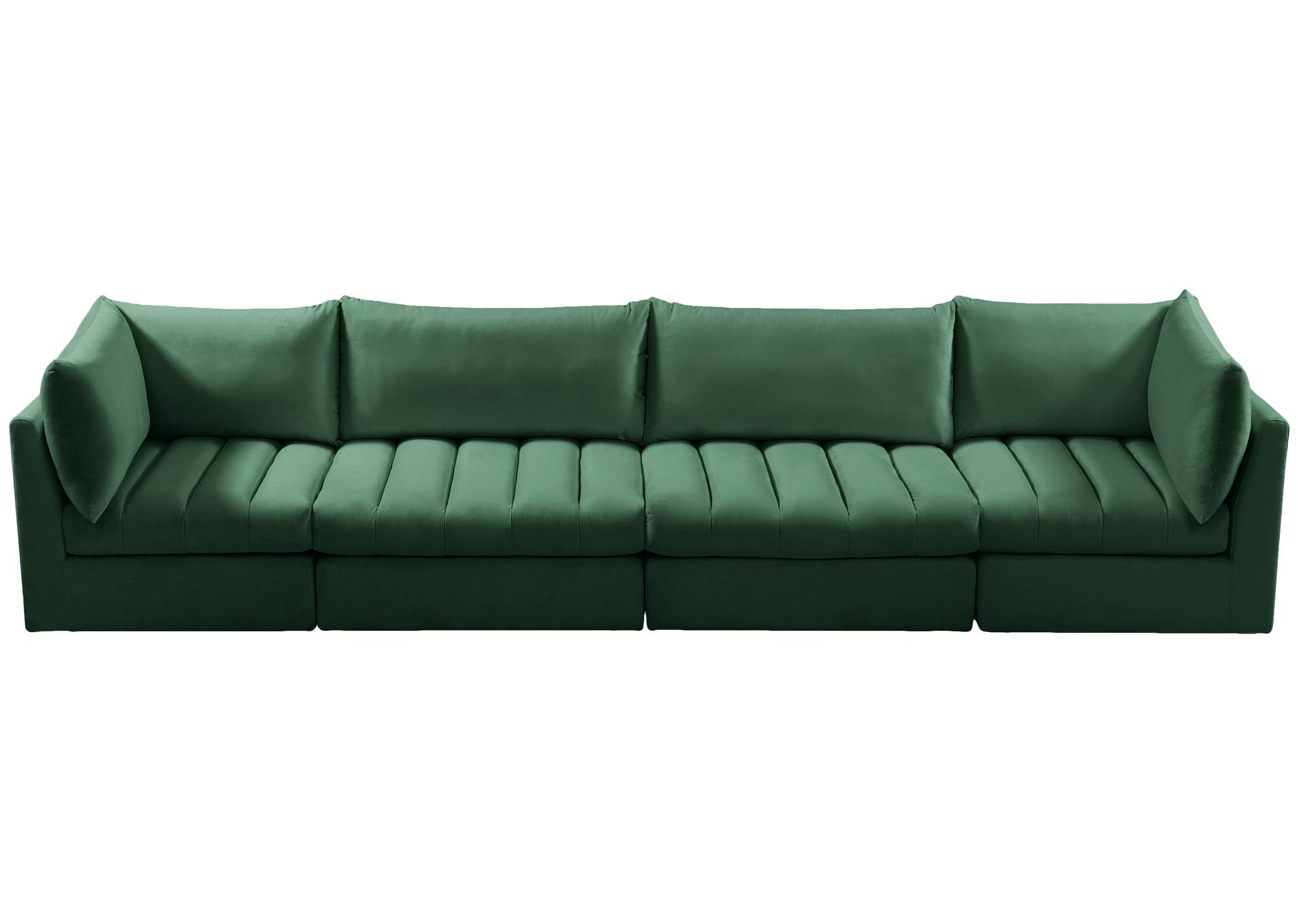 Jacob Green Velvet Modular Sofa,Meridian Furniture