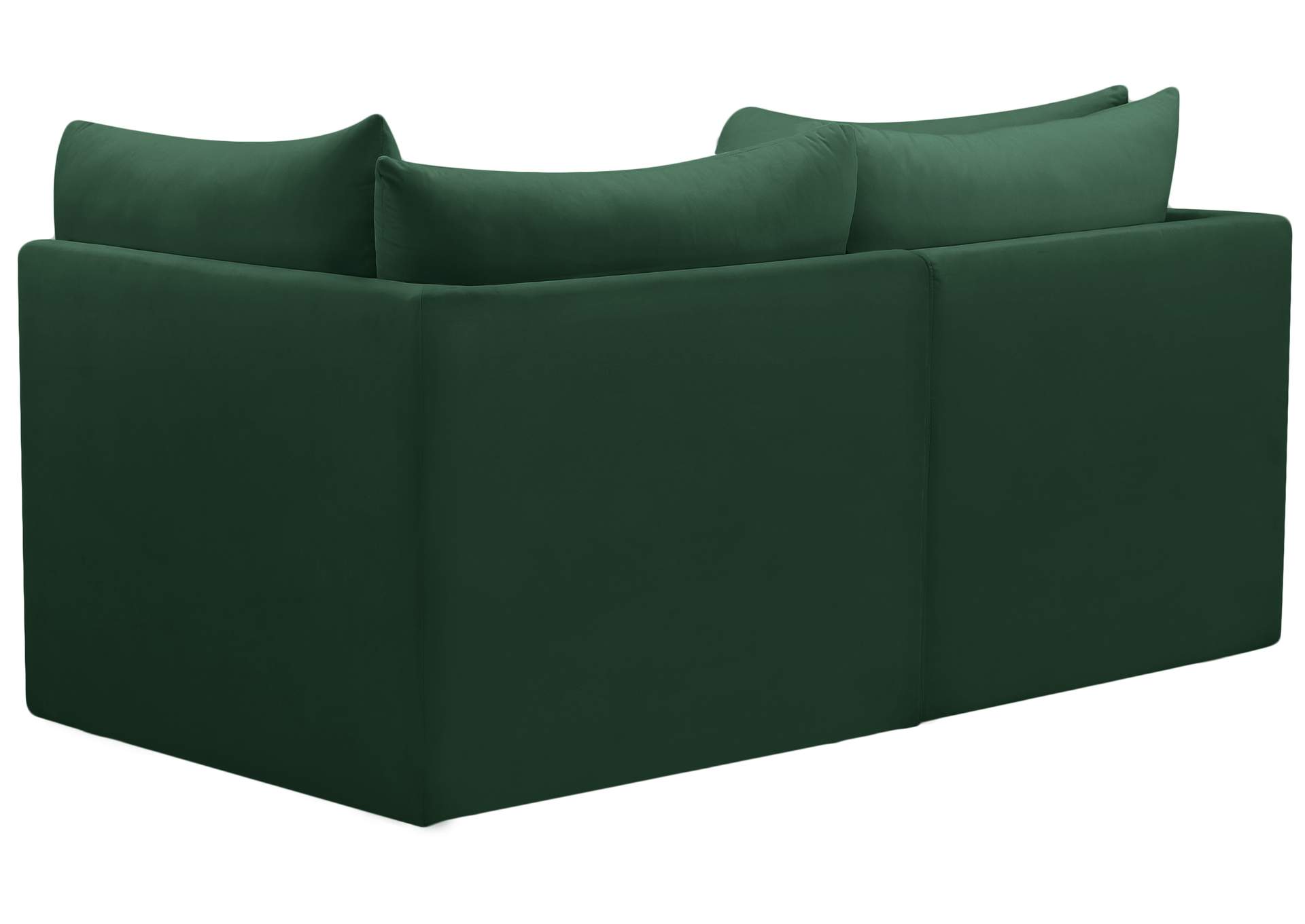 Jacob Green Velvet Modular Sofa,Meridian Furniture