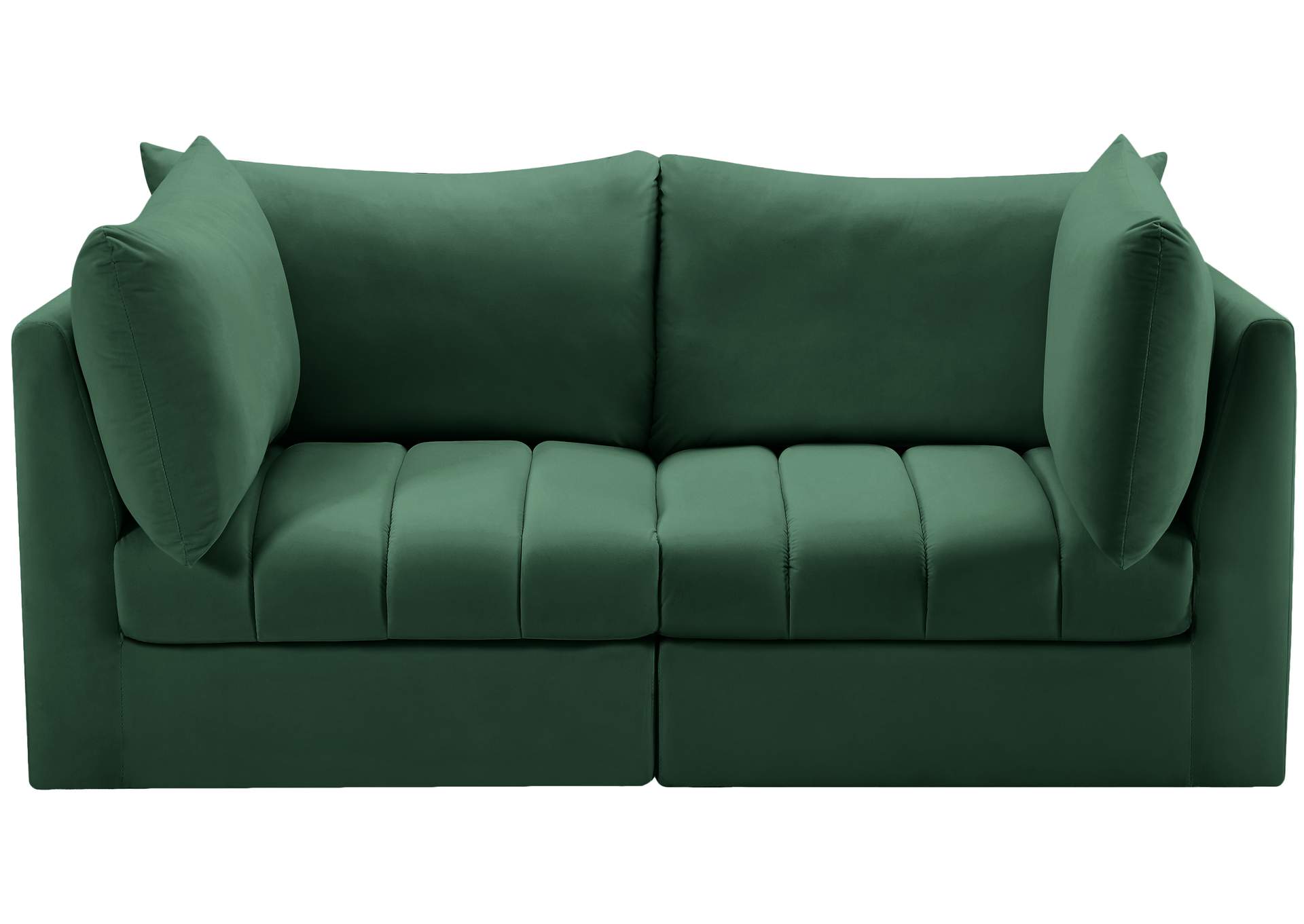 Jacob Green Velvet Modular Sofa,Meridian Furniture