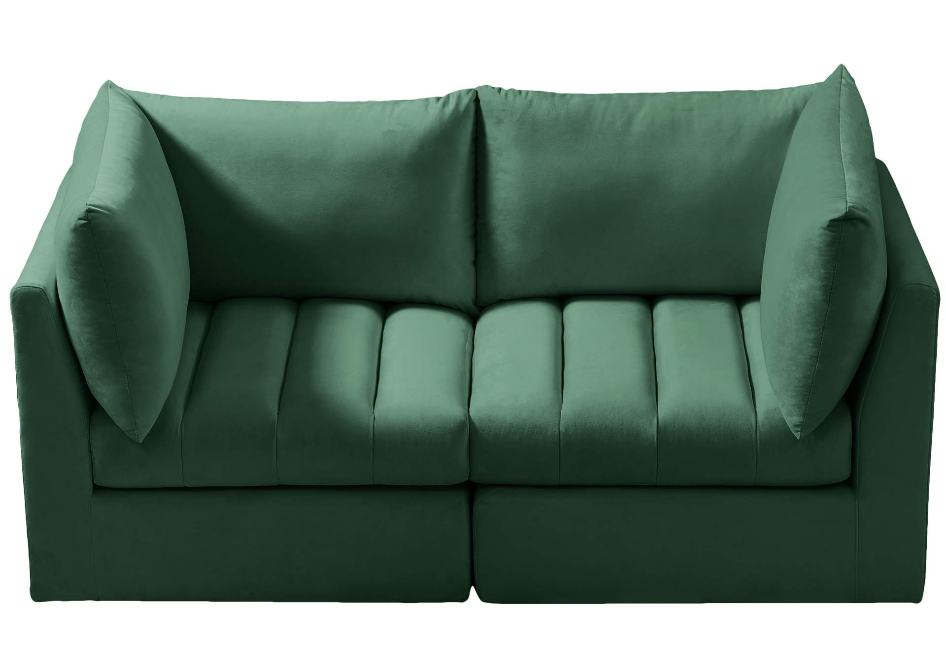 Jacob Green Velvet Modular Sofa,Meridian Furniture