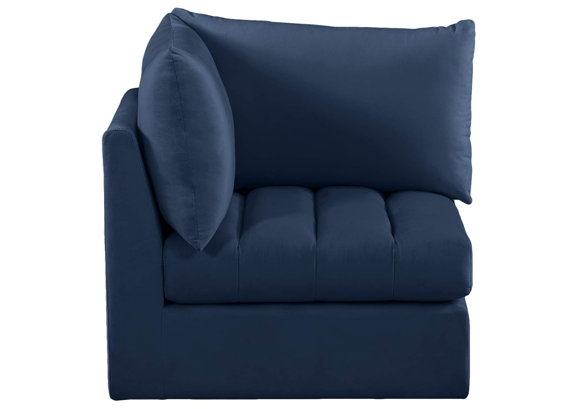 Jacob Navy Velvet Corner,Meridian Furniture