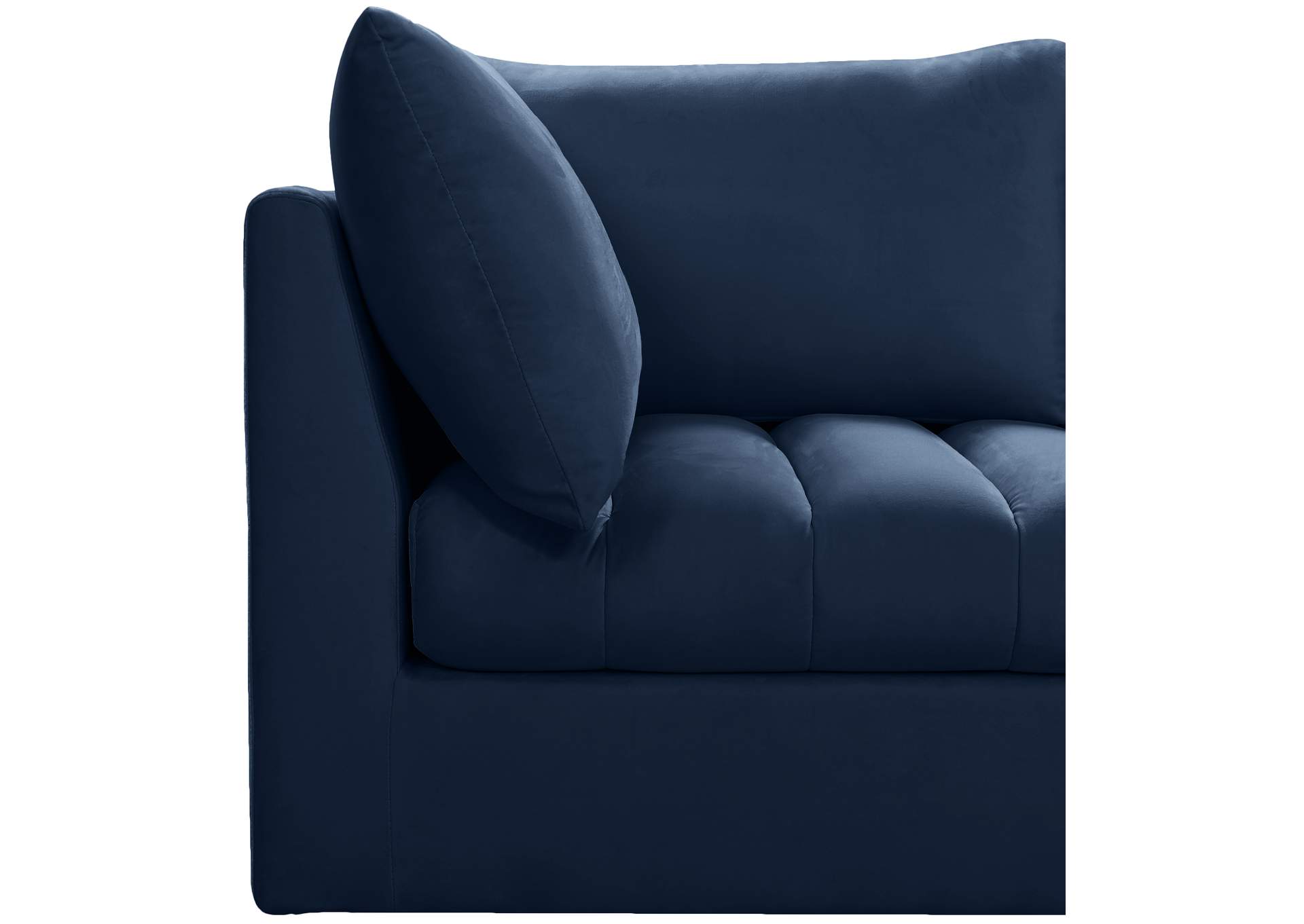 Jacob Navy Velvet Modular Sectional,Meridian Furniture