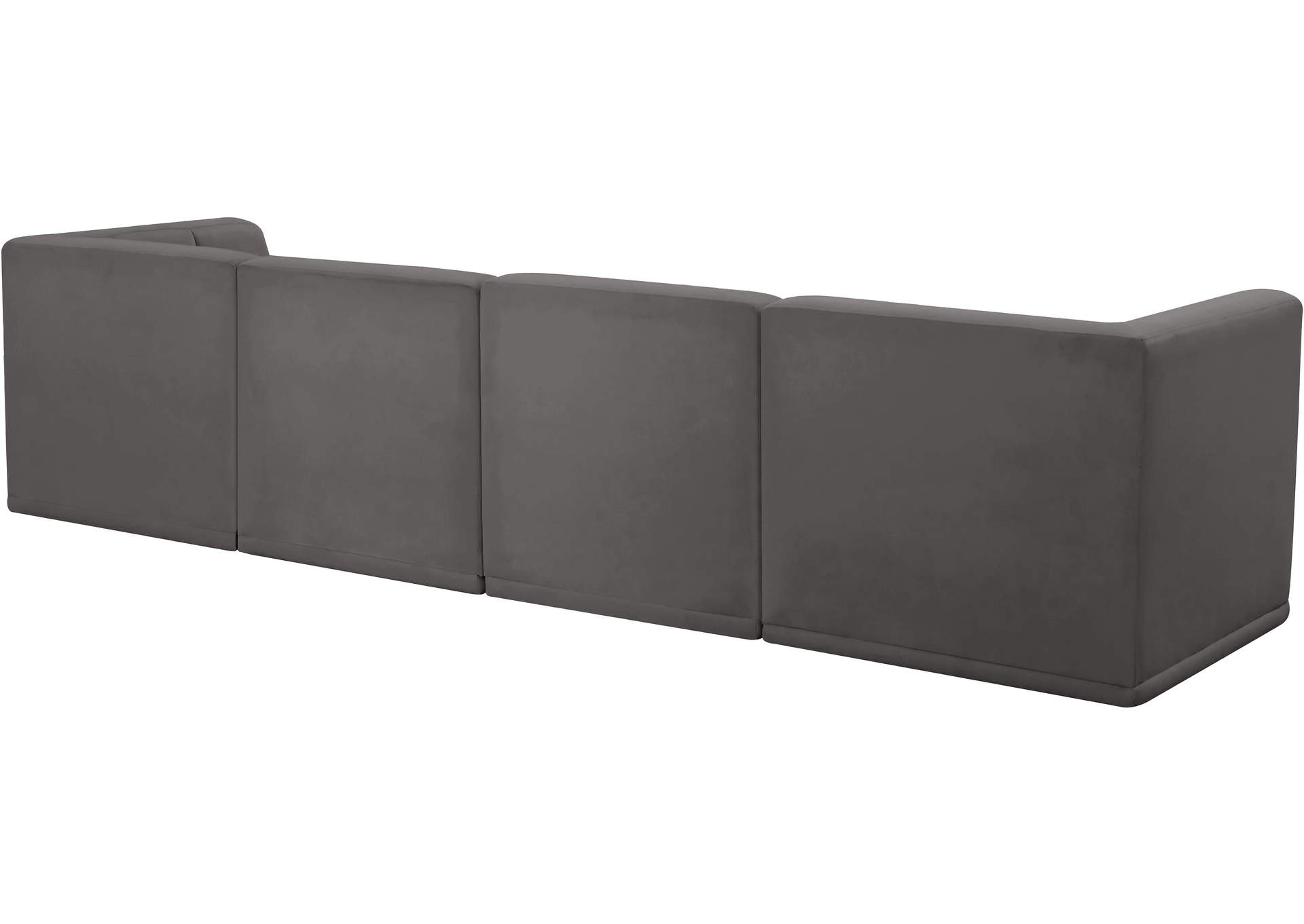 Relax Grey Velvet Modular Sofa,Meridian Furniture