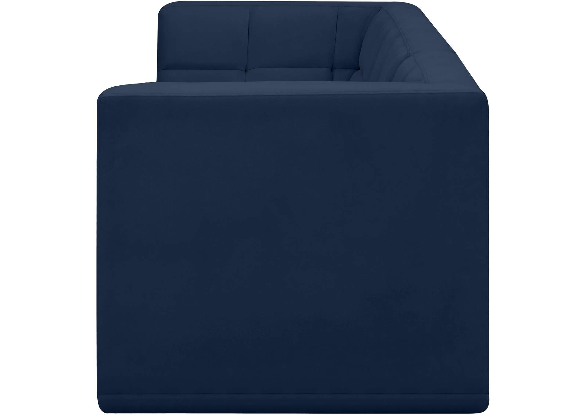 Relax Navy Velvet Modular Sofa,Meridian Furniture