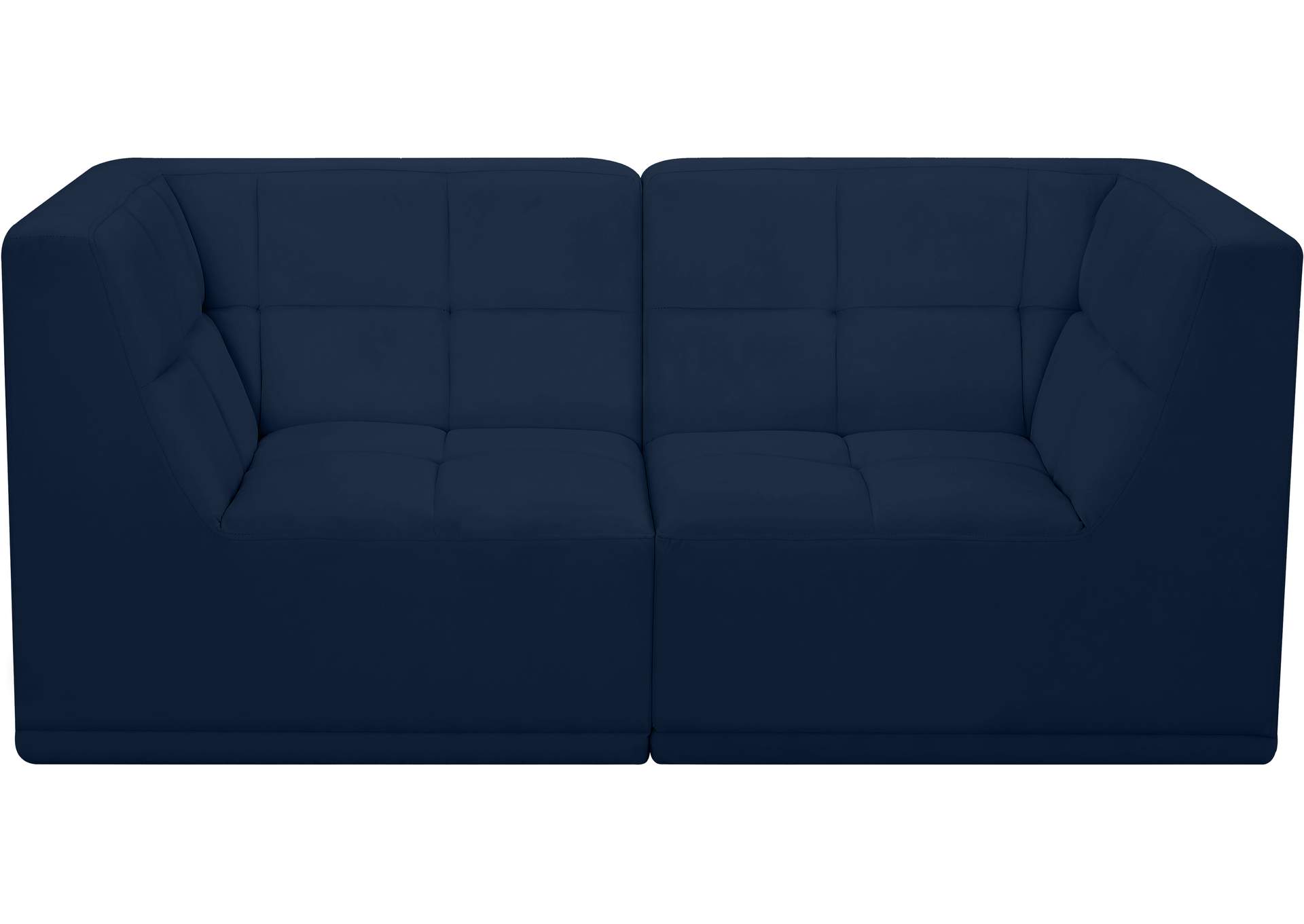 Relax Navy Velvet Modular Sofa,Meridian Furniture