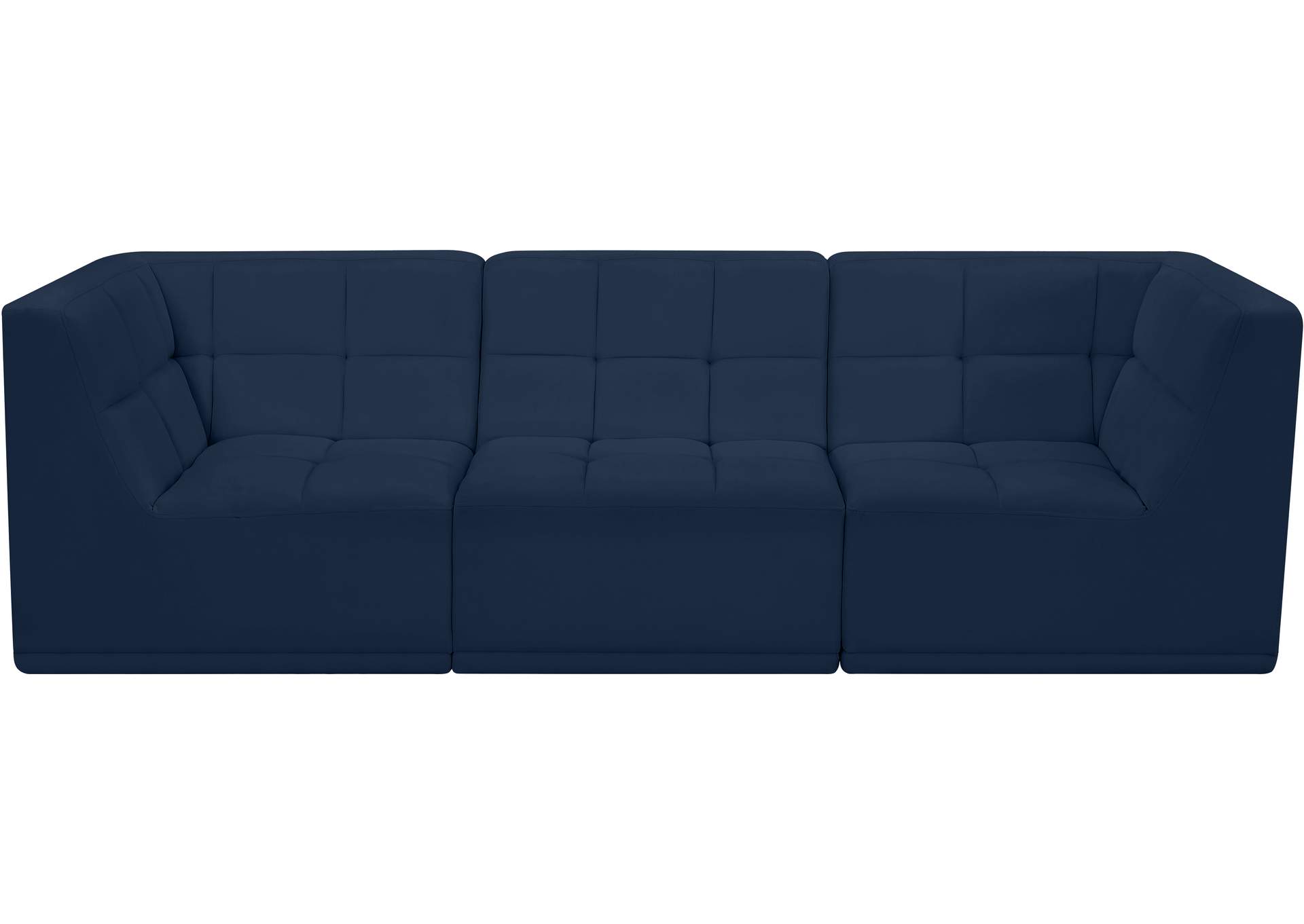 Relax Navy Velvet Modular Sofa,Meridian Furniture