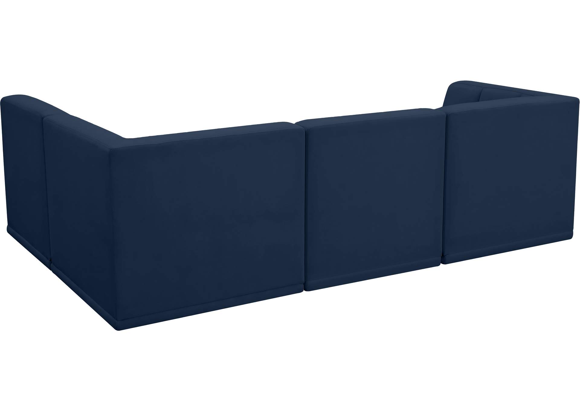 Relax Navy Velvet Modular Sectional,Meridian Furniture