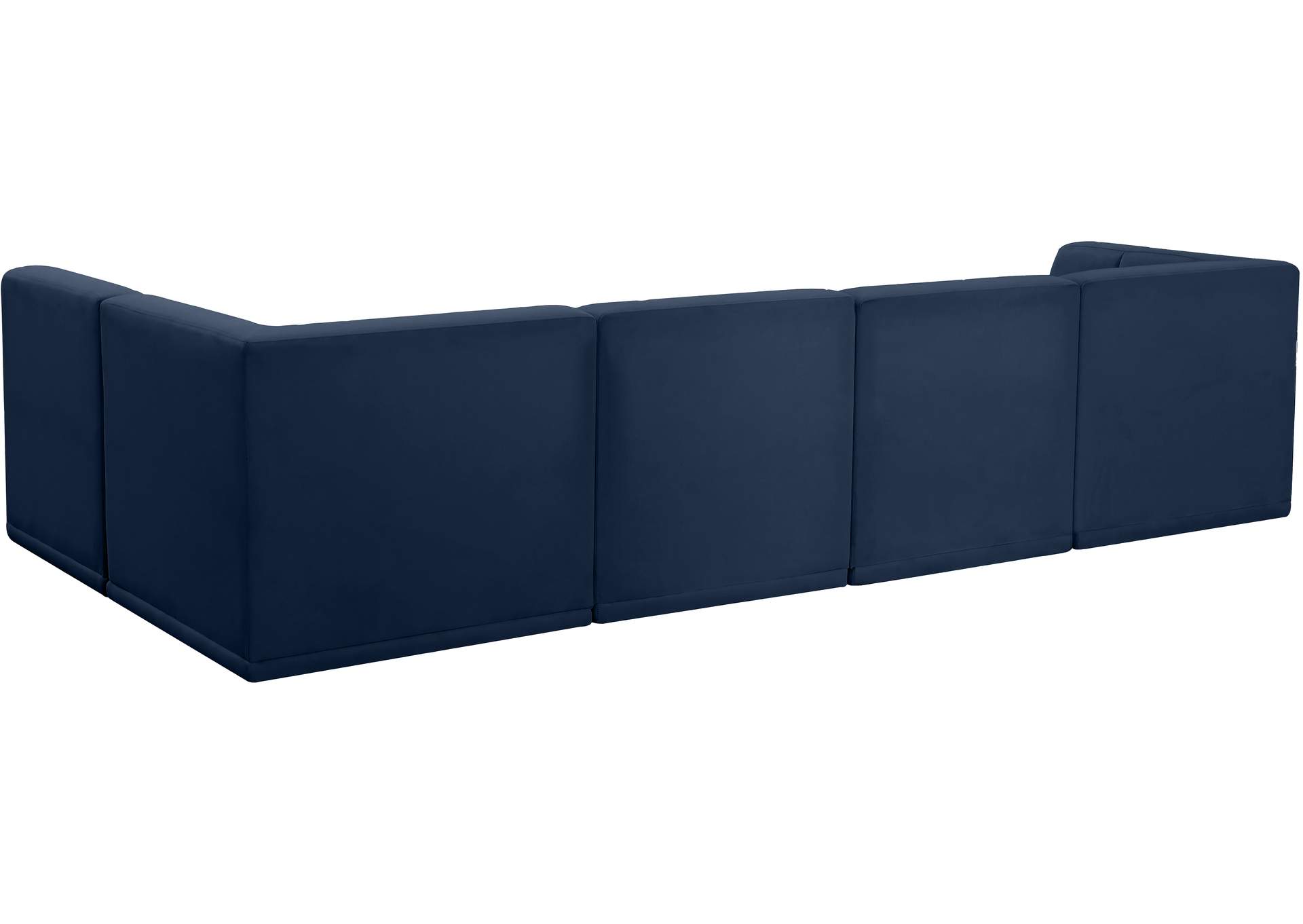 Relax Navy Velvet Modular Sectional,Meridian Furniture