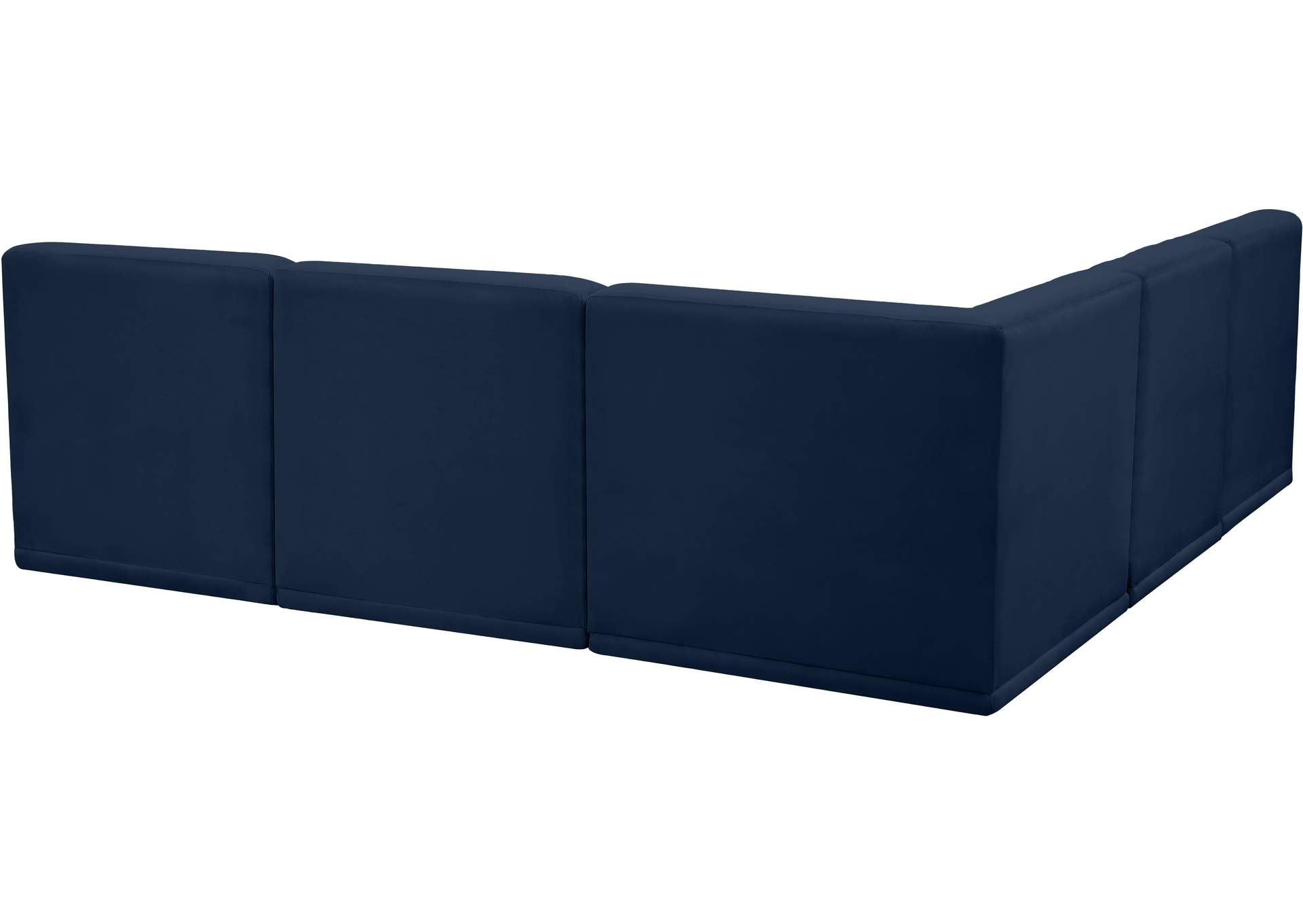 Relax Navy Velvet Modular Sectional,Meridian Furniture