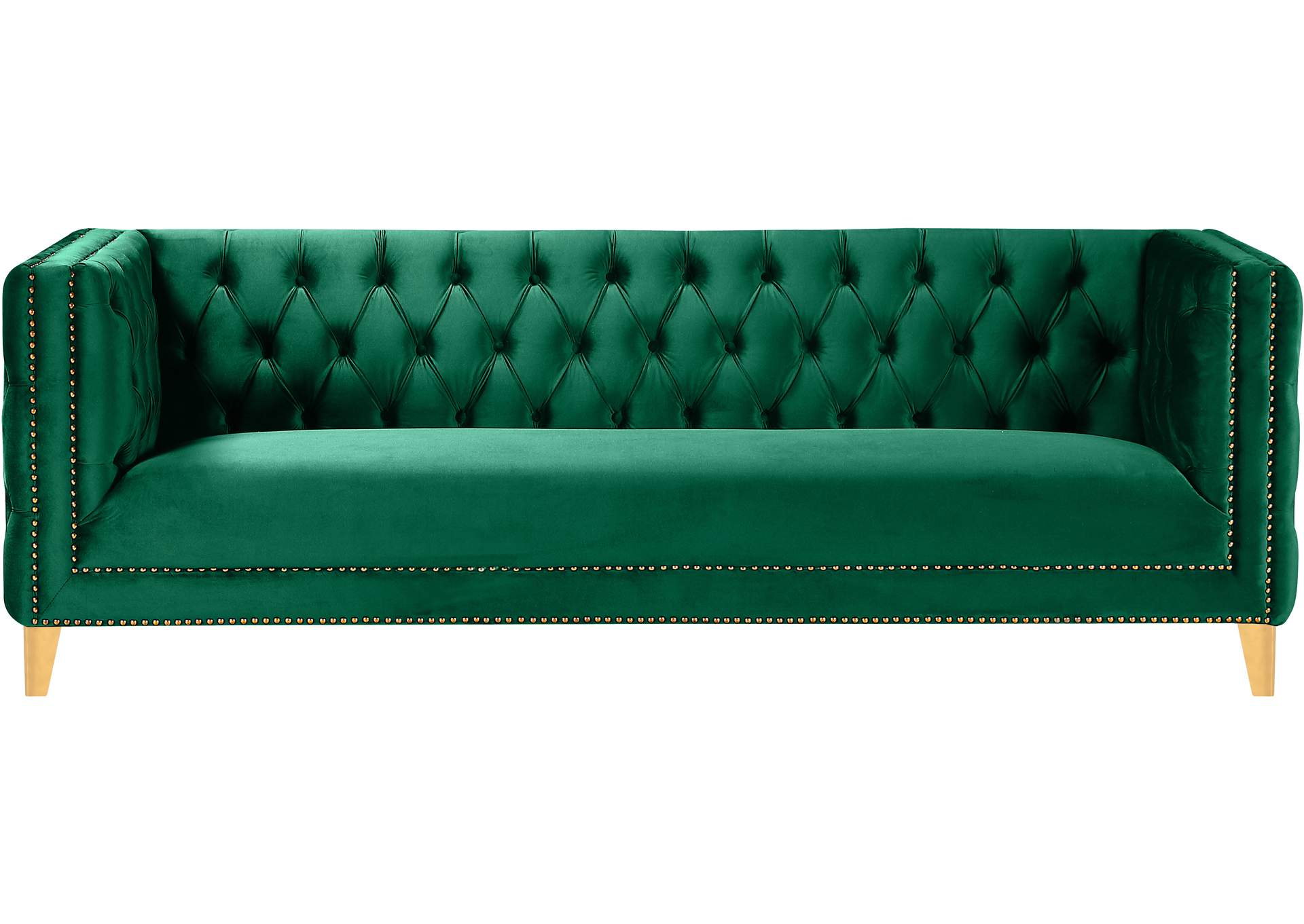 Michelle Green Velvet Sofa,Meridian Furniture