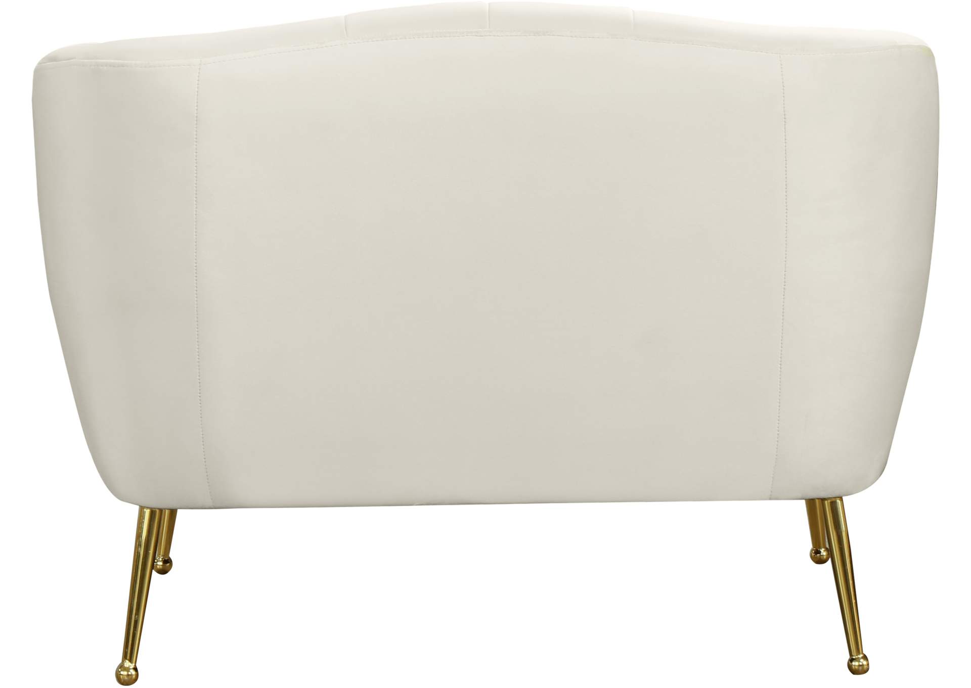 Tori Cream Velvet Chair,Meridian Furniture