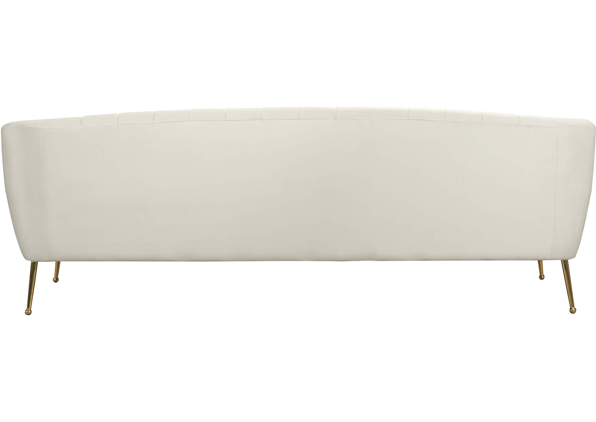 Tori Cream Velvet Sofa,Meridian Furniture