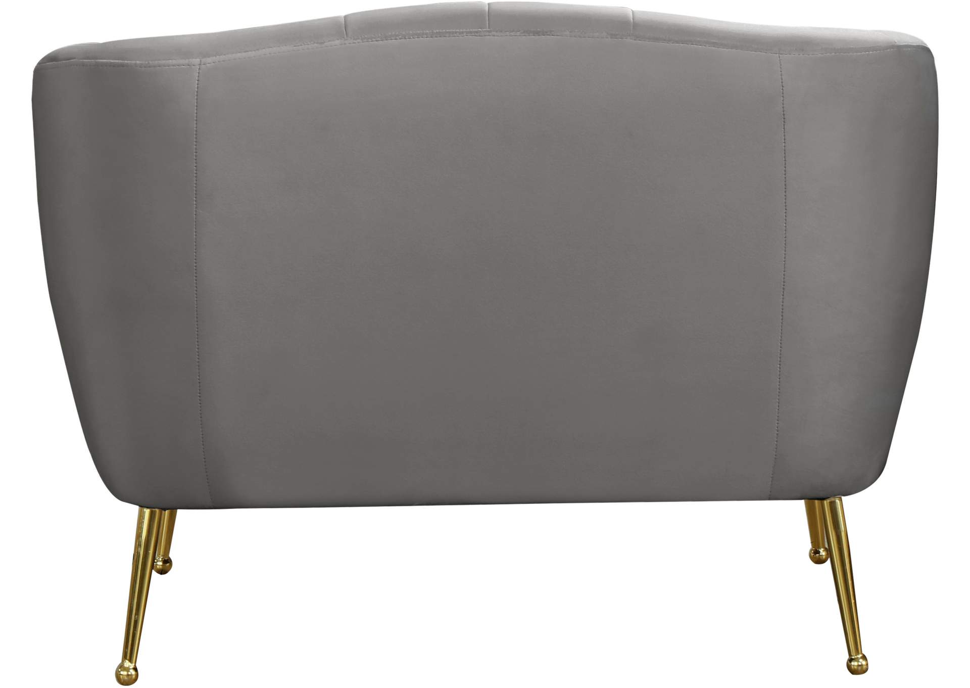 Tori Grey Velvet Chair,Meridian Furniture