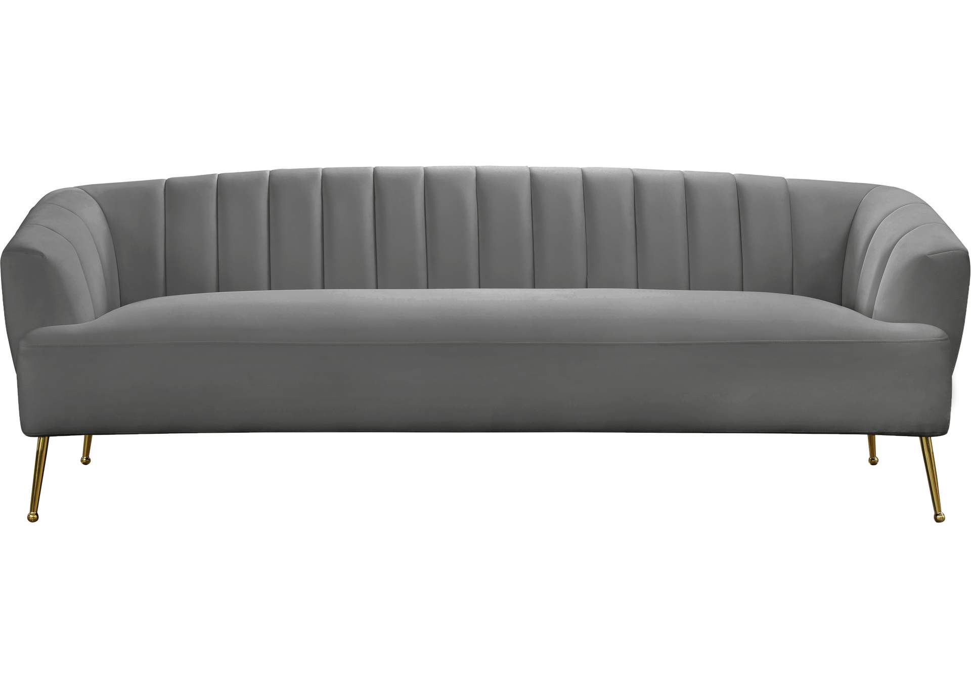 Tori Grey Velvet Sofa,Meridian Furniture