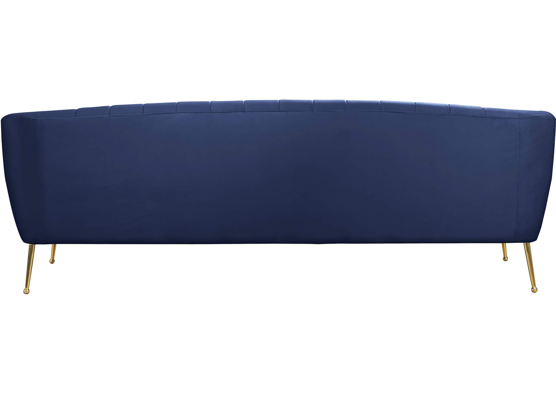 Tori Navy Velvet Sofa,Meridian Furniture