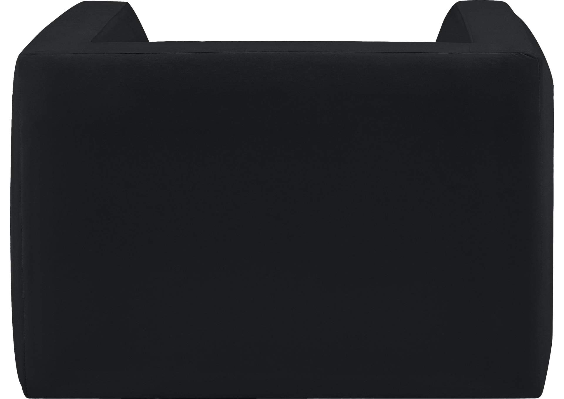 Henson Black Velvet Chair,Meridian Furniture