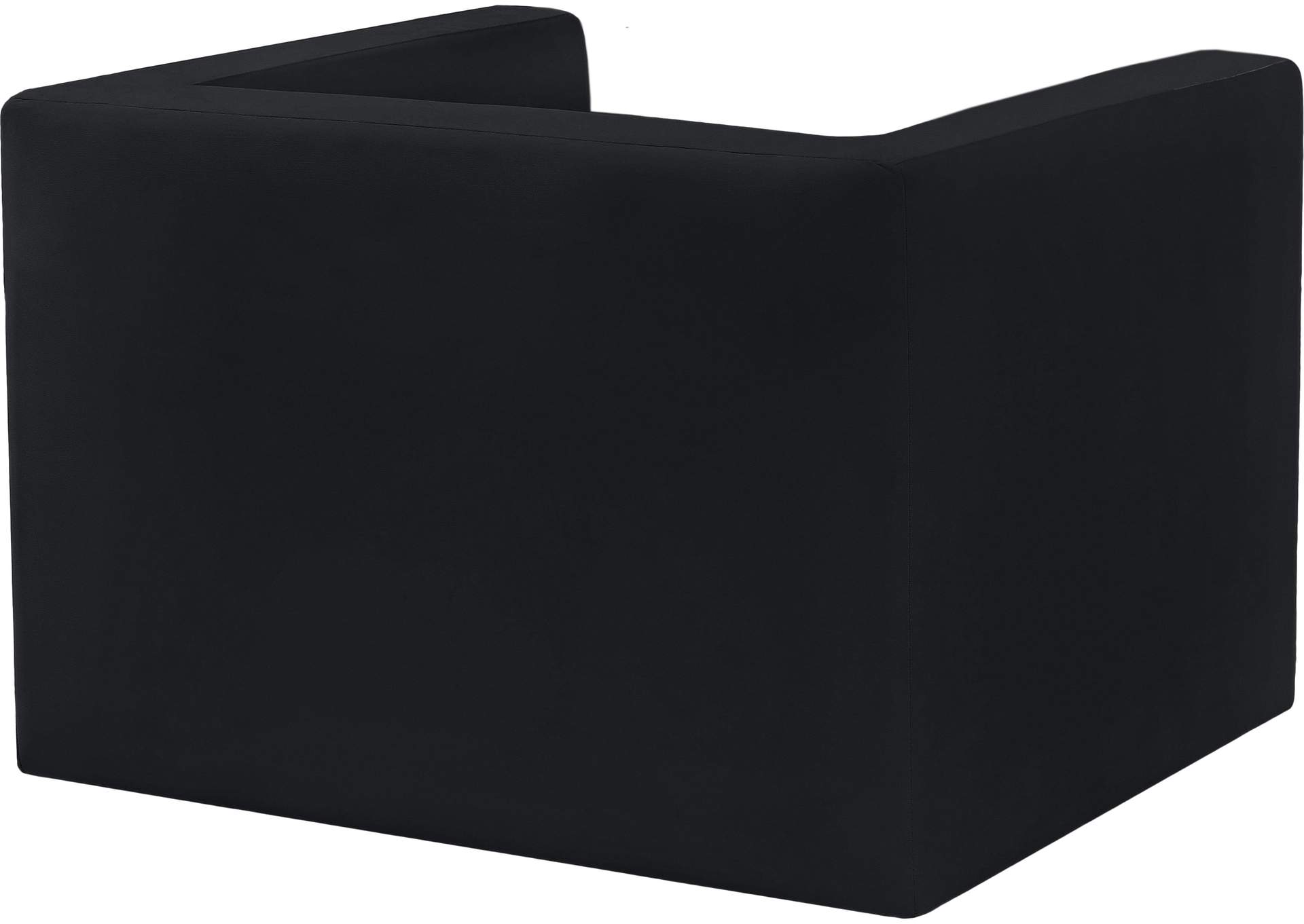 Henson Black Velvet Chair,Meridian Furniture