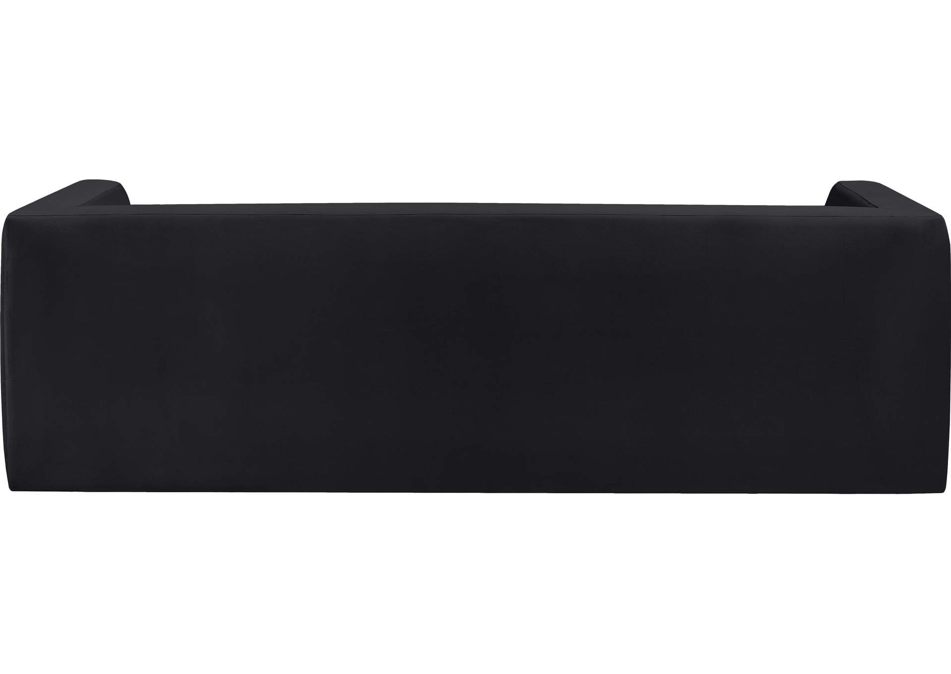 Henson Black Velvet Sofa,Meridian Furniture