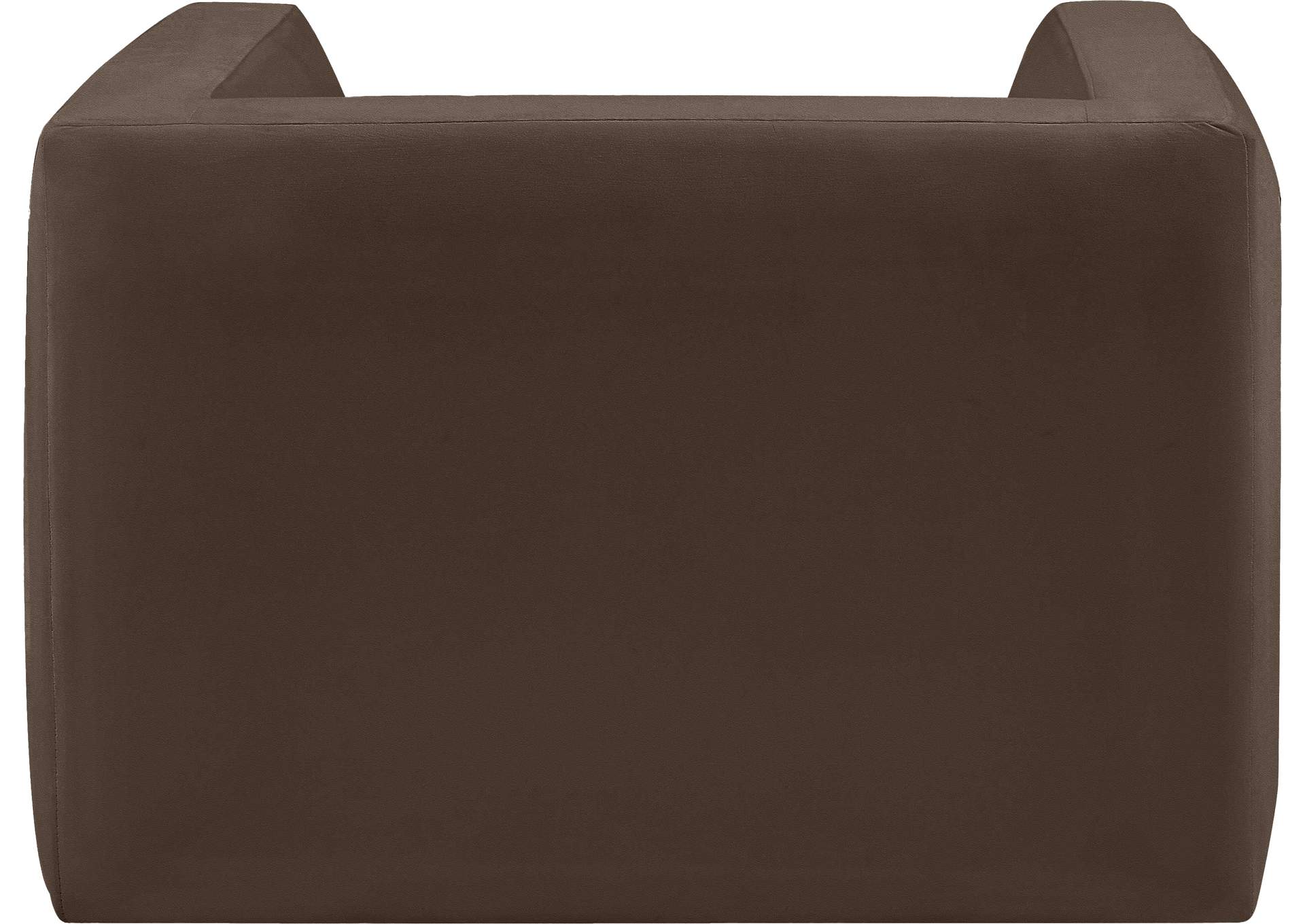 Henson Brown Velvet Chair,Meridian Furniture