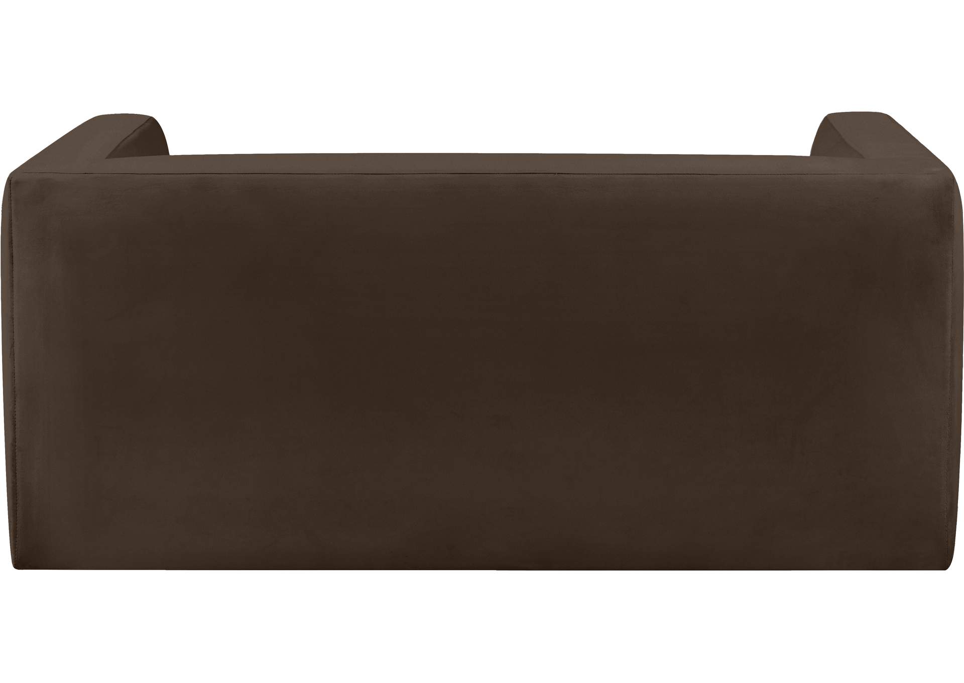 Henson Brown Velvet Loveseat,Meridian Furniture