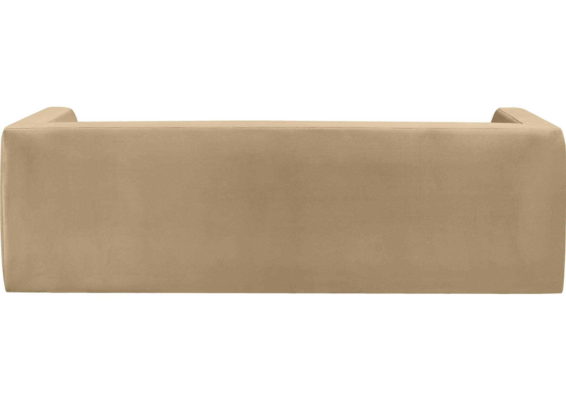 Henson Camel Velvet Sofa,Meridian Furniture