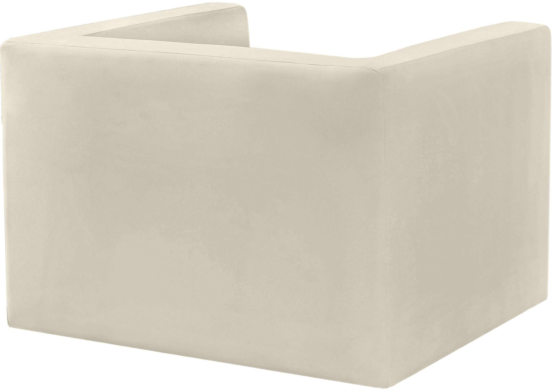 Henson Cream Velvet Chair,Meridian Furniture