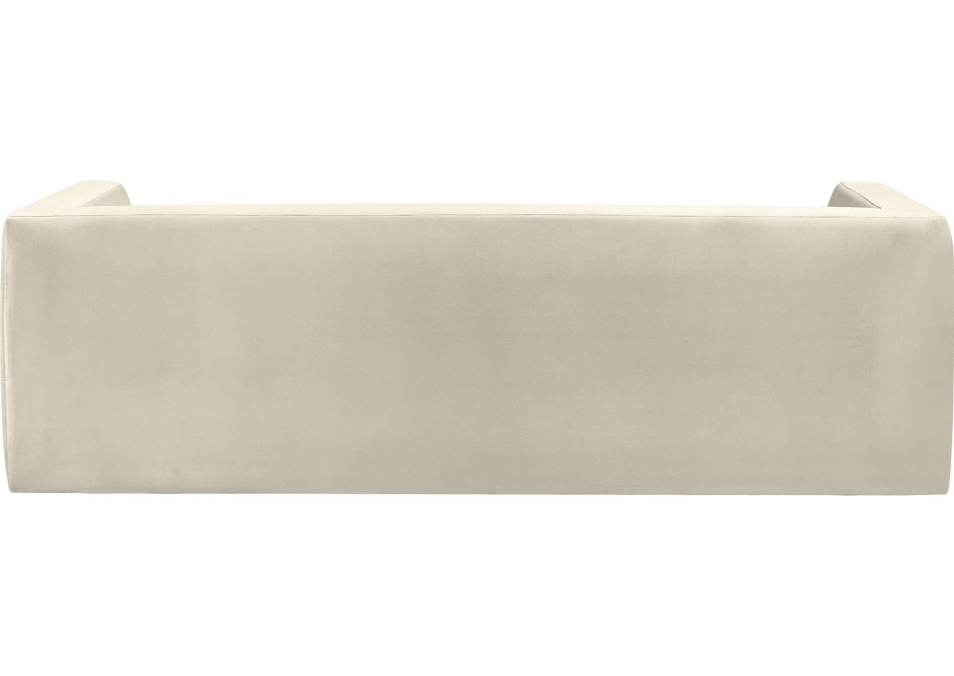 Henson Cream Velvet Sofa,Meridian Furniture