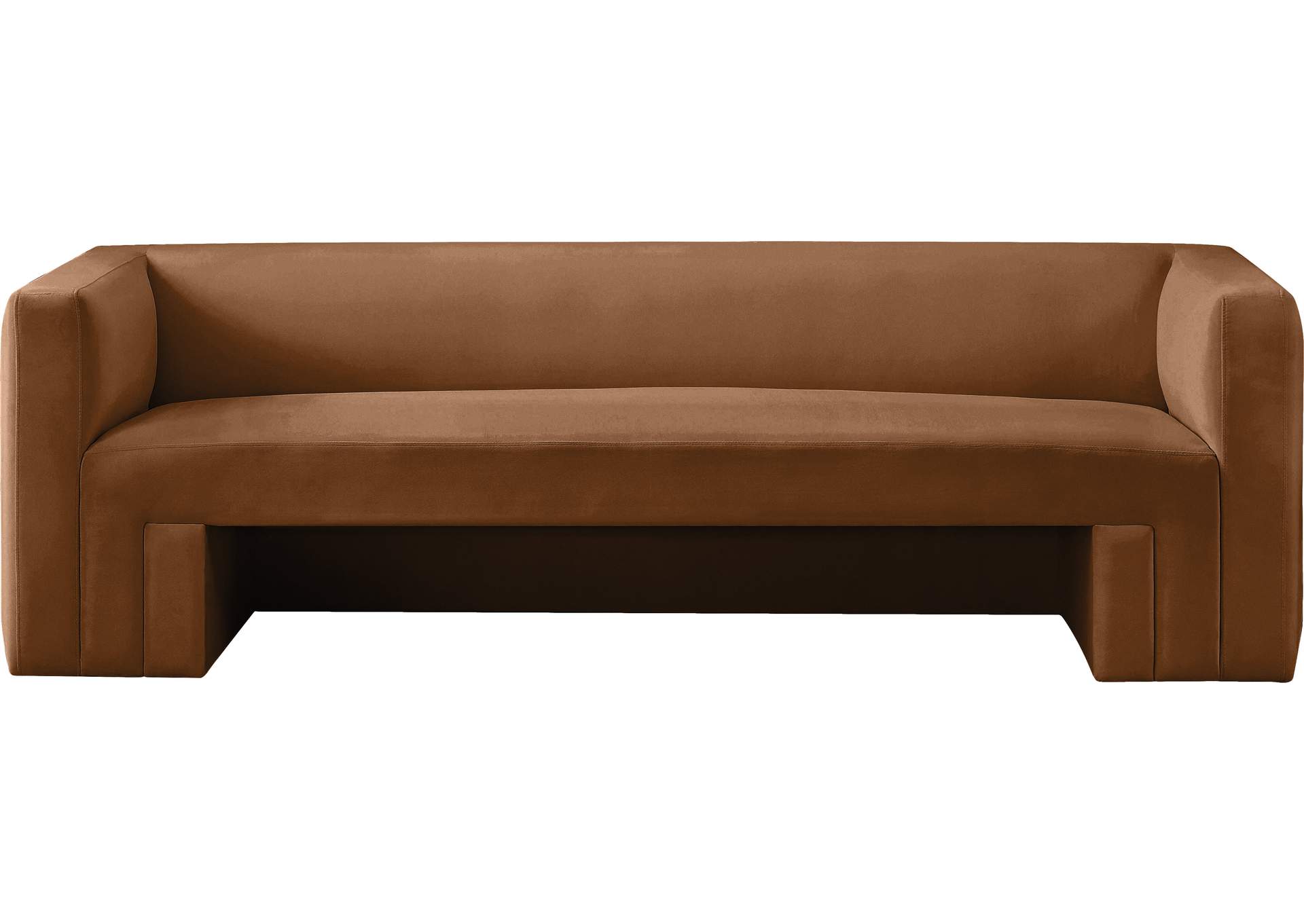 Henson Saddle Velvet Sofa,Meridian Furniture